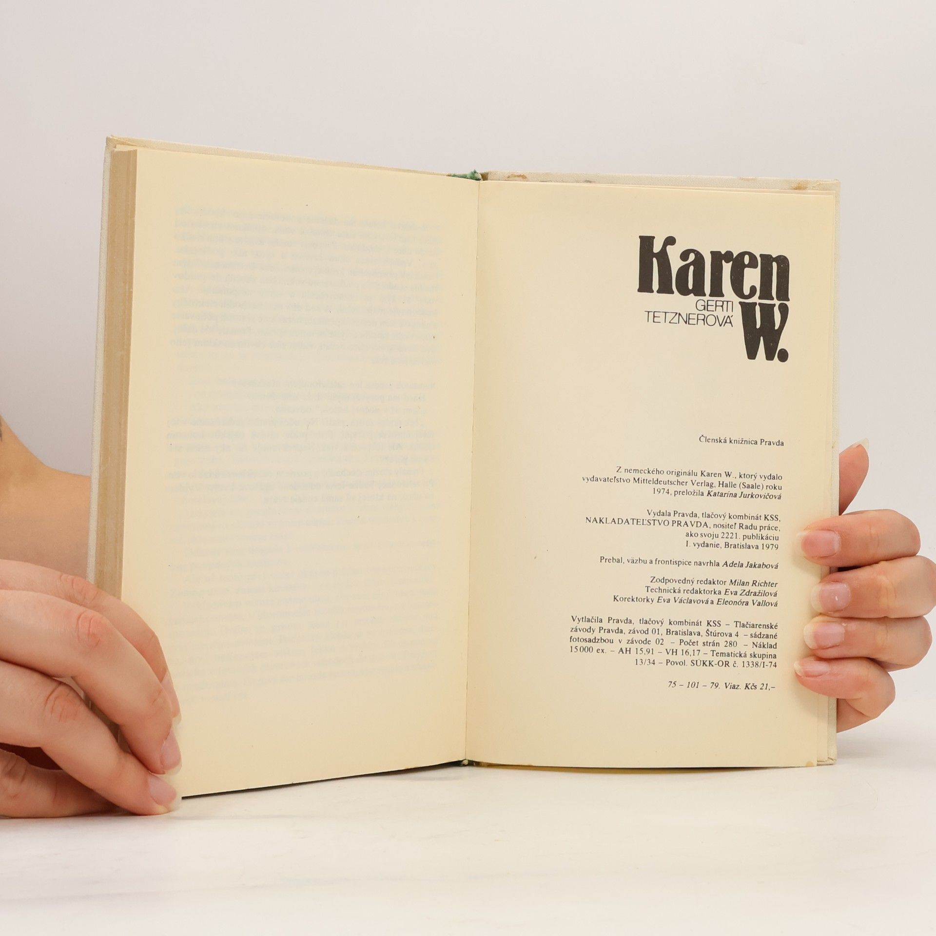 Gerti Tetzner Karen W.