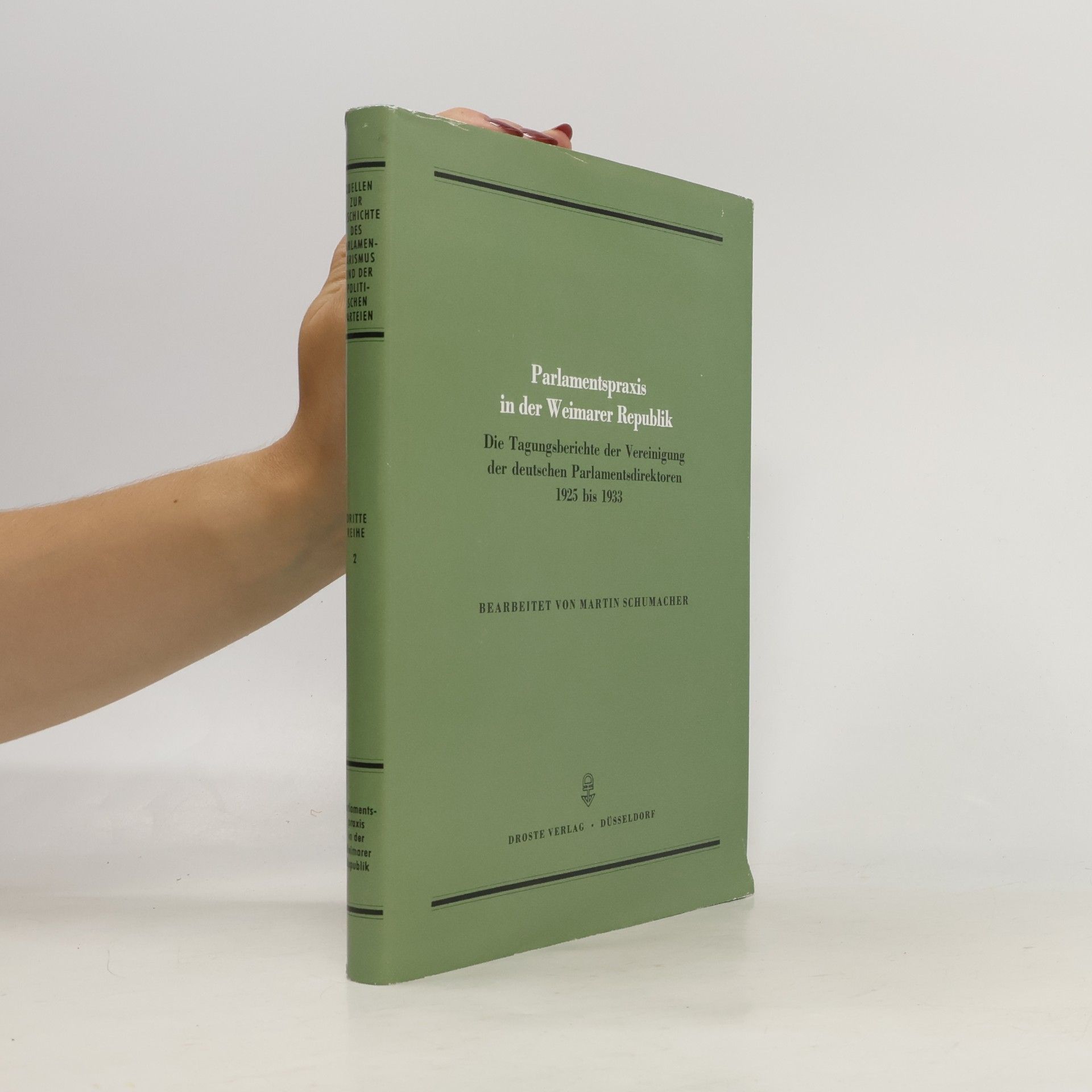 Parlamentspraxis in der Weimarer Republik