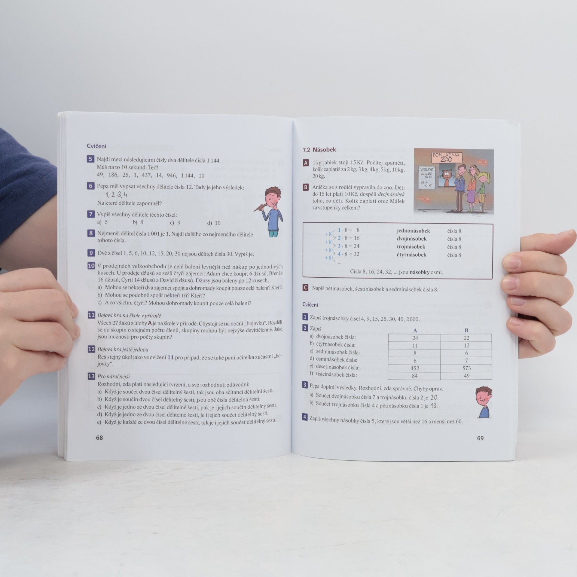 Oldřich Odvárko Matematika pro 6. ročník základní školy. [2], Desetinná čísla. Dělitelnost