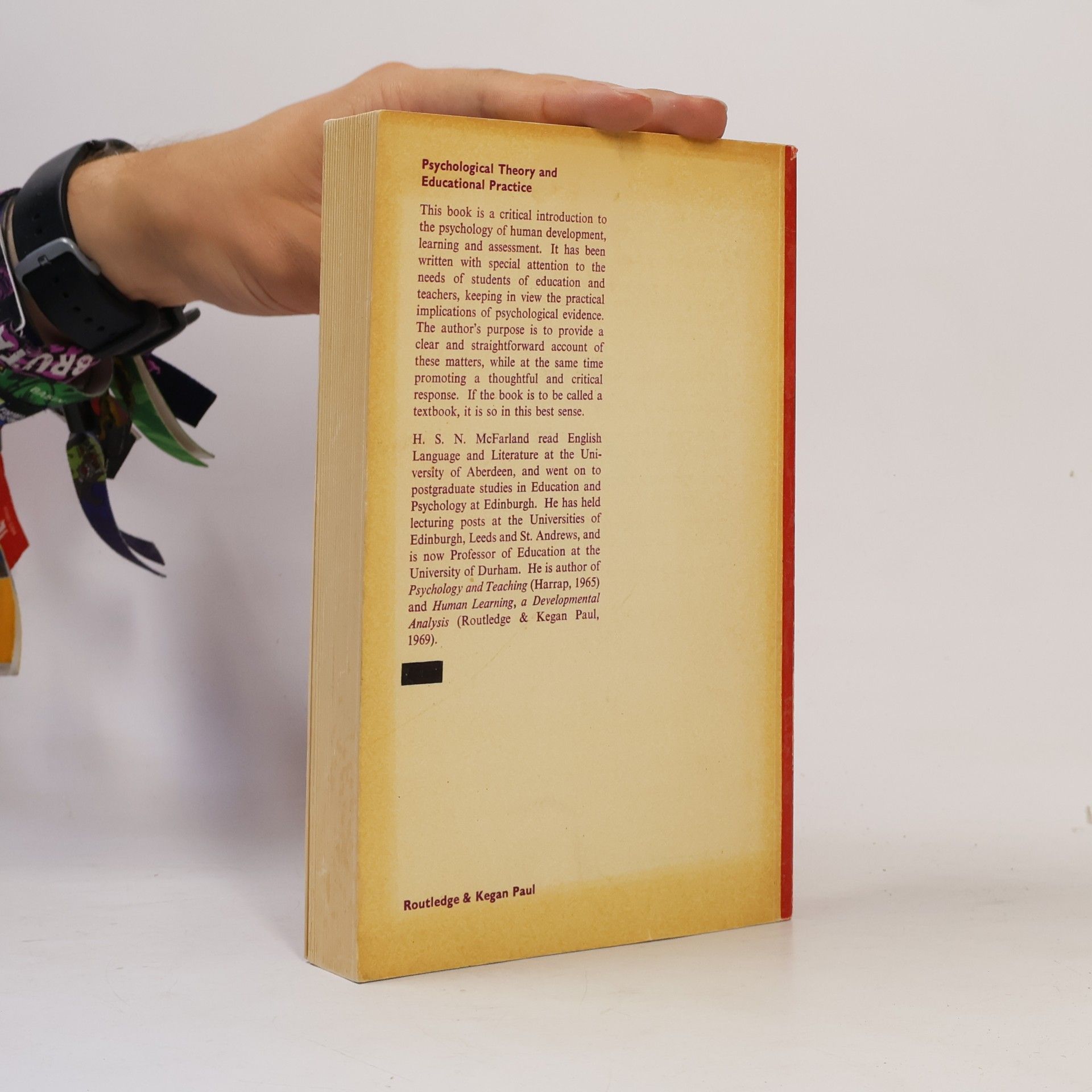 Henry Stewart Noel McFarland Psychological Theory and Educational Practice