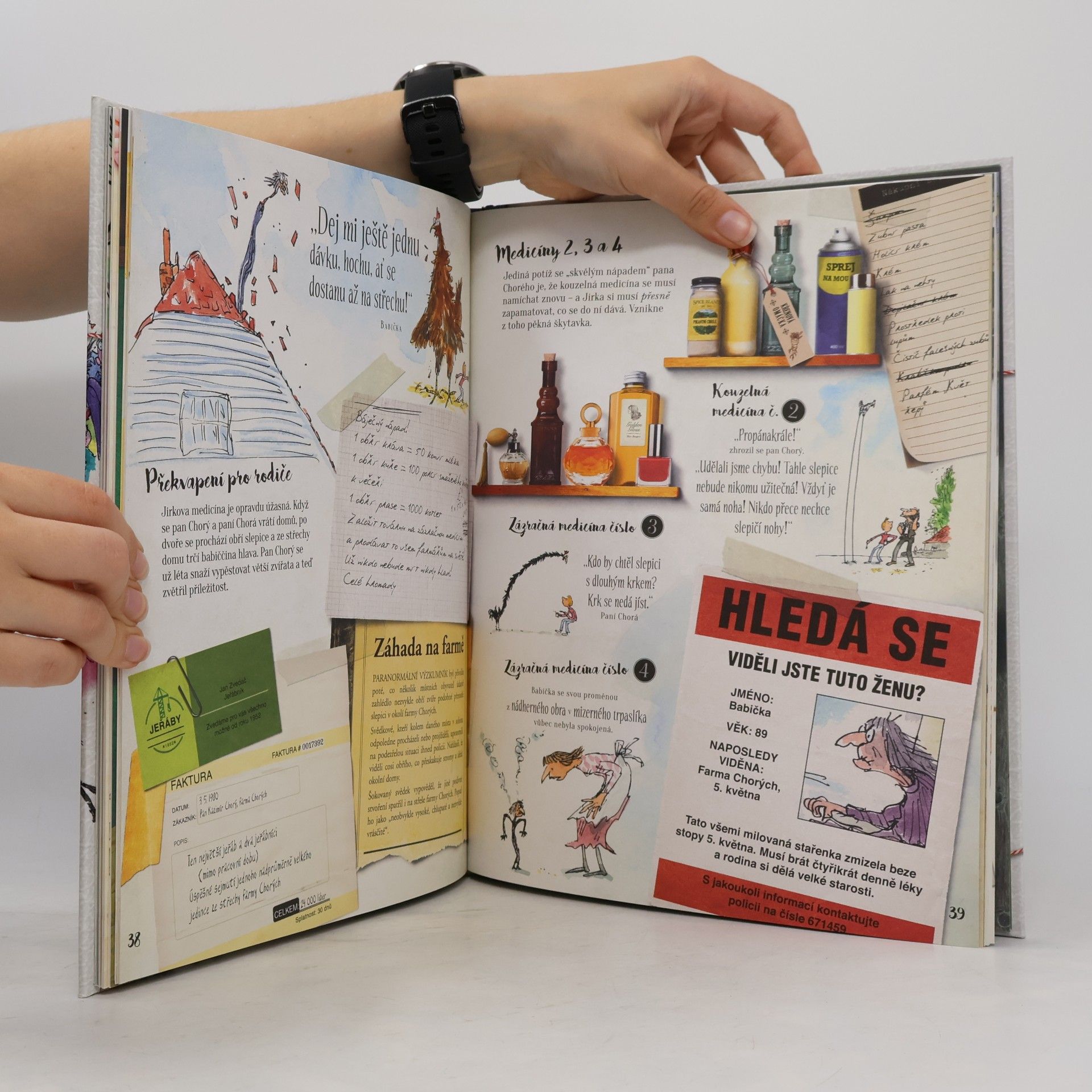 Quentin Blake Čarokrásnické světy Roalda Dahla