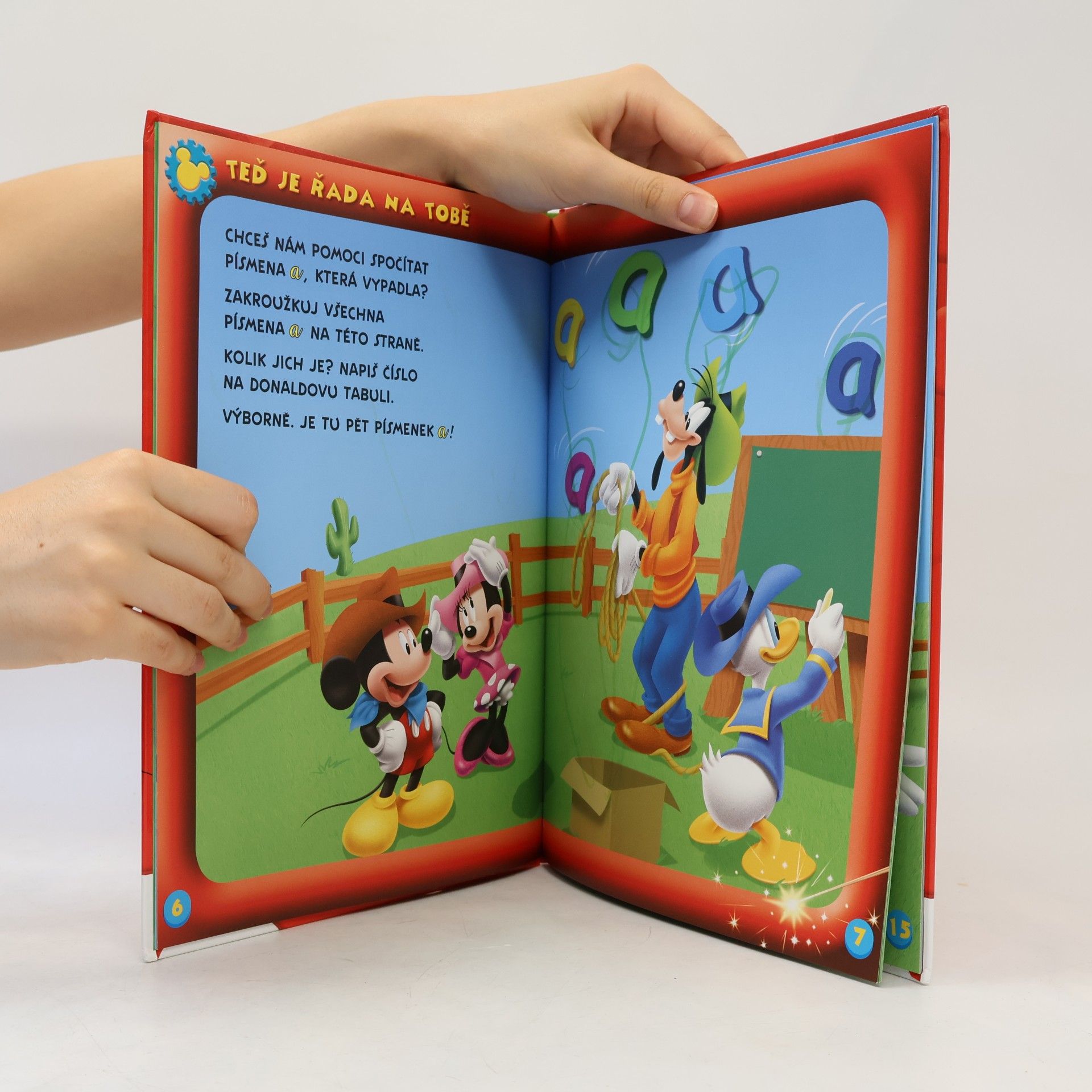 Jana Nováková Mickeyho klubík 5. Hraj si a uč se s Mickey Mousem. Písmeno A!