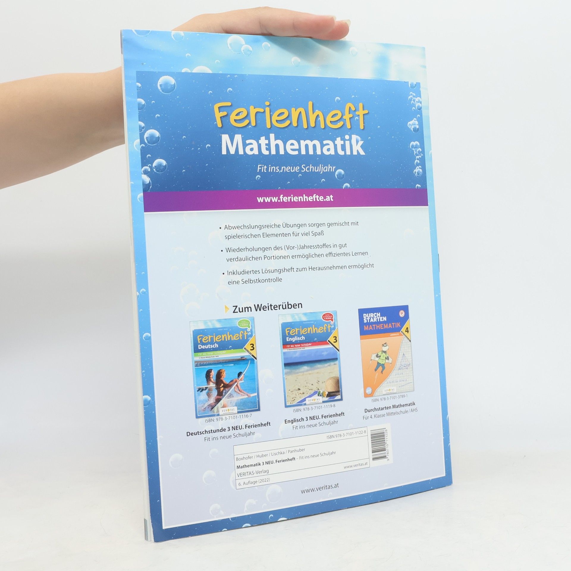 Emmerich Boxhofer Ferienheft Mathematik 3. Klasse