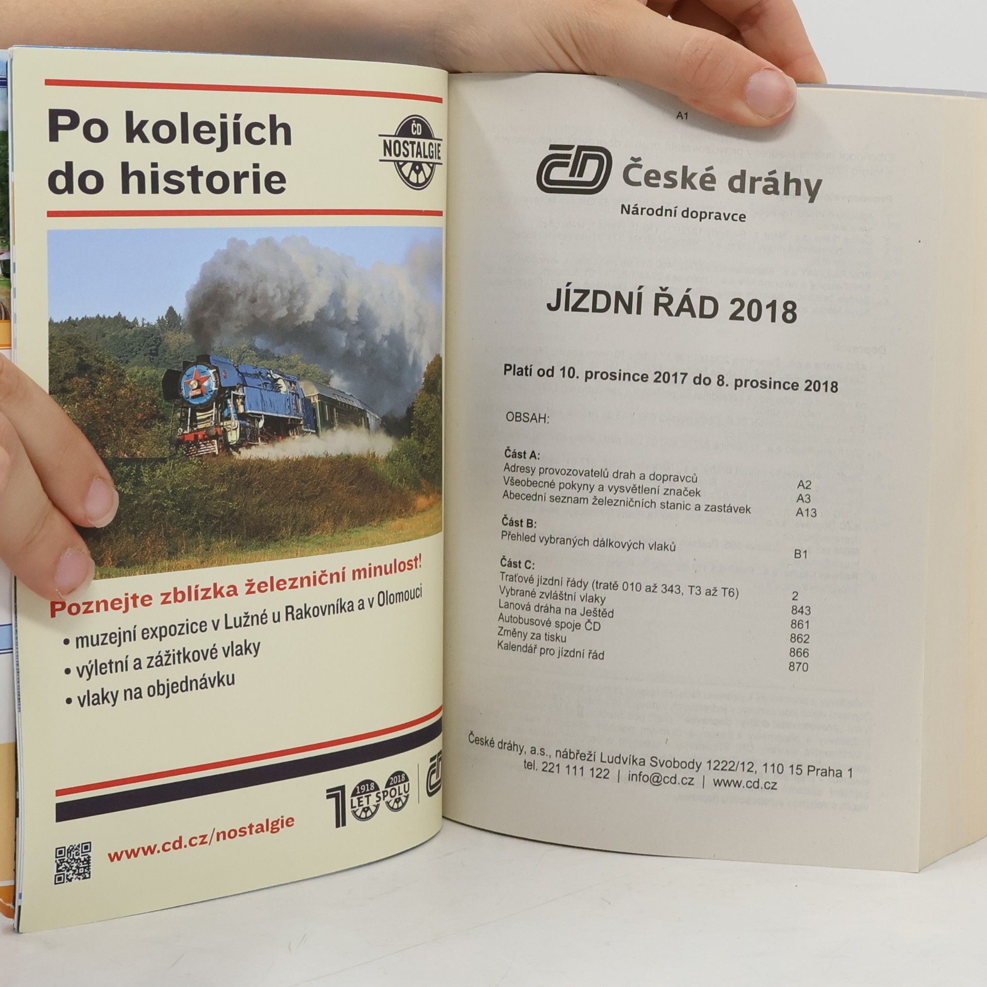 Kolektív autorov Jízdní řád 2018
