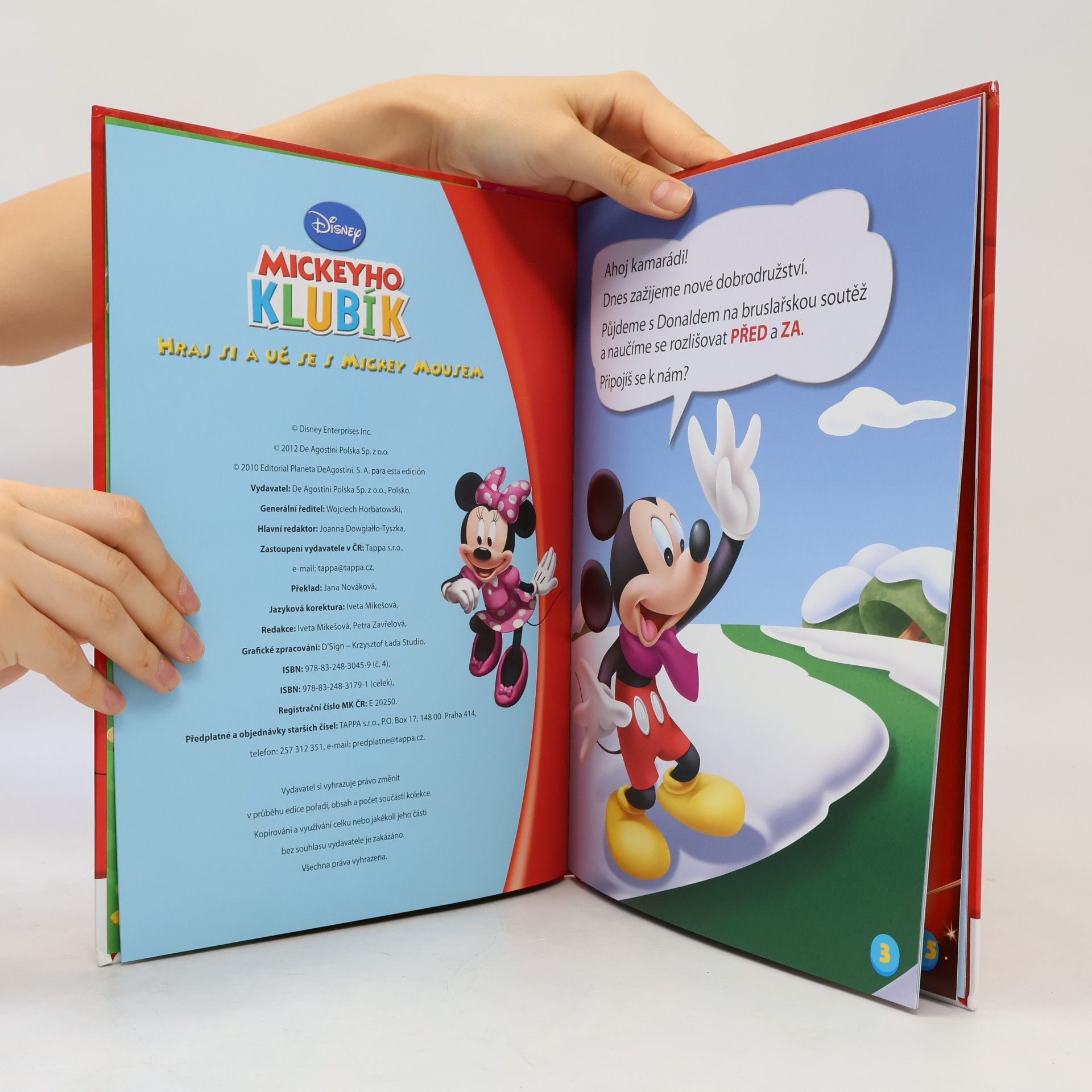 Walt Disney Mickeyho klubík. Hraj si a uč se s Mickey Mousem 4. Před a za!