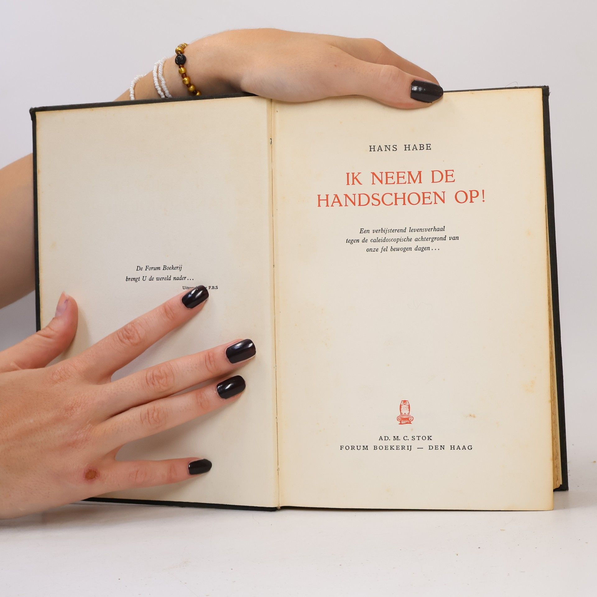 Hans Habe Ik neem de handschoen op!