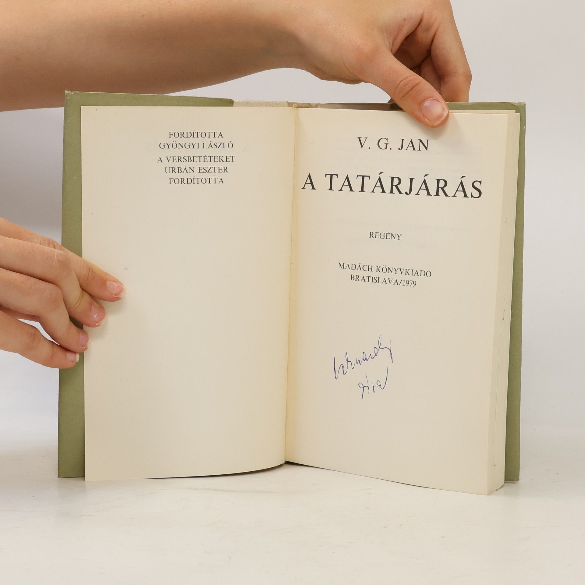 V. G. Jan A tatárjárás