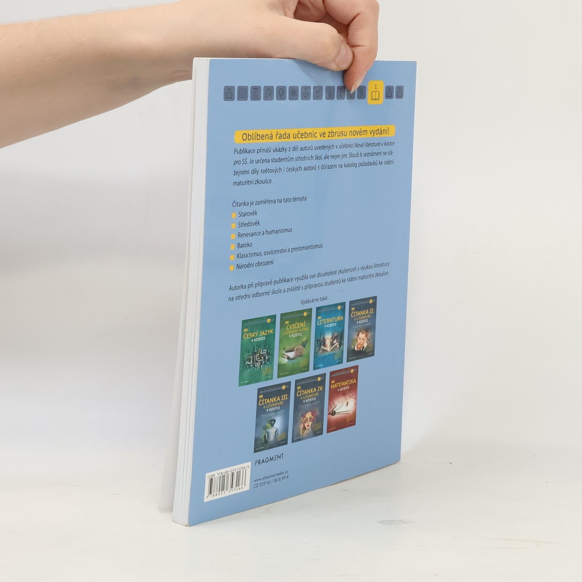 Jana Mrózková Nová čítanka I. k Literatuře v kostce pro SŠ