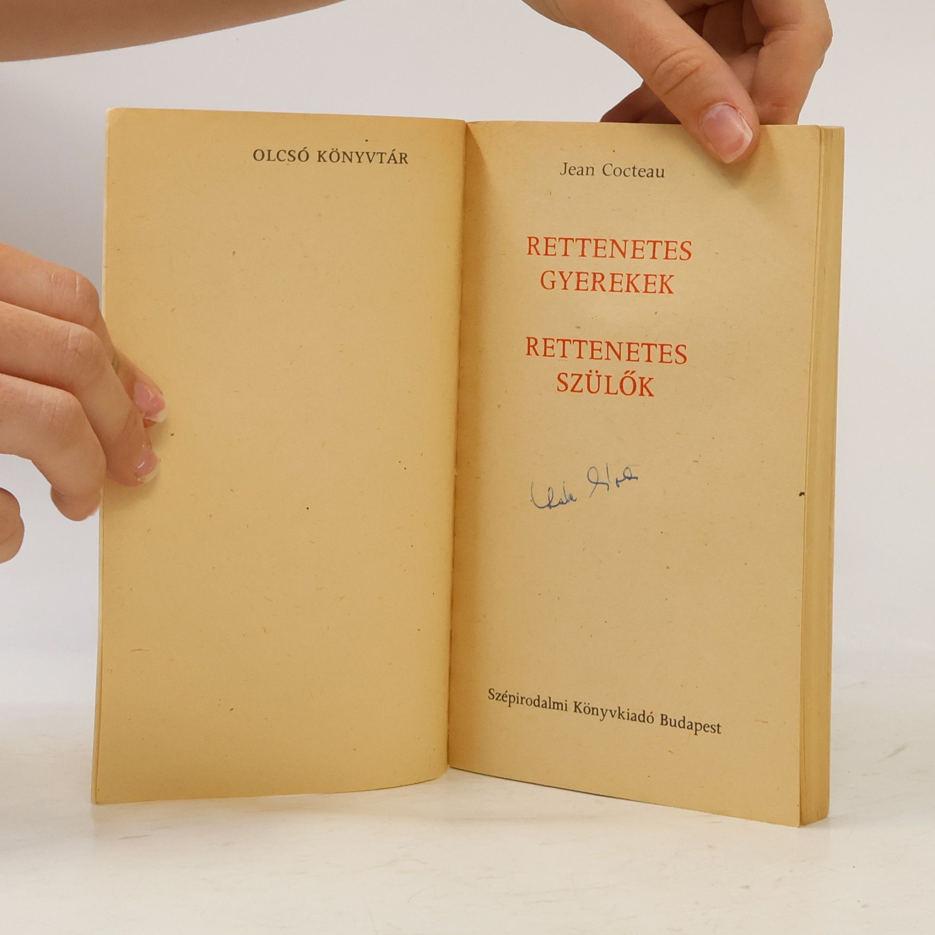 Jean Cocteau Rettenetes gyerekek