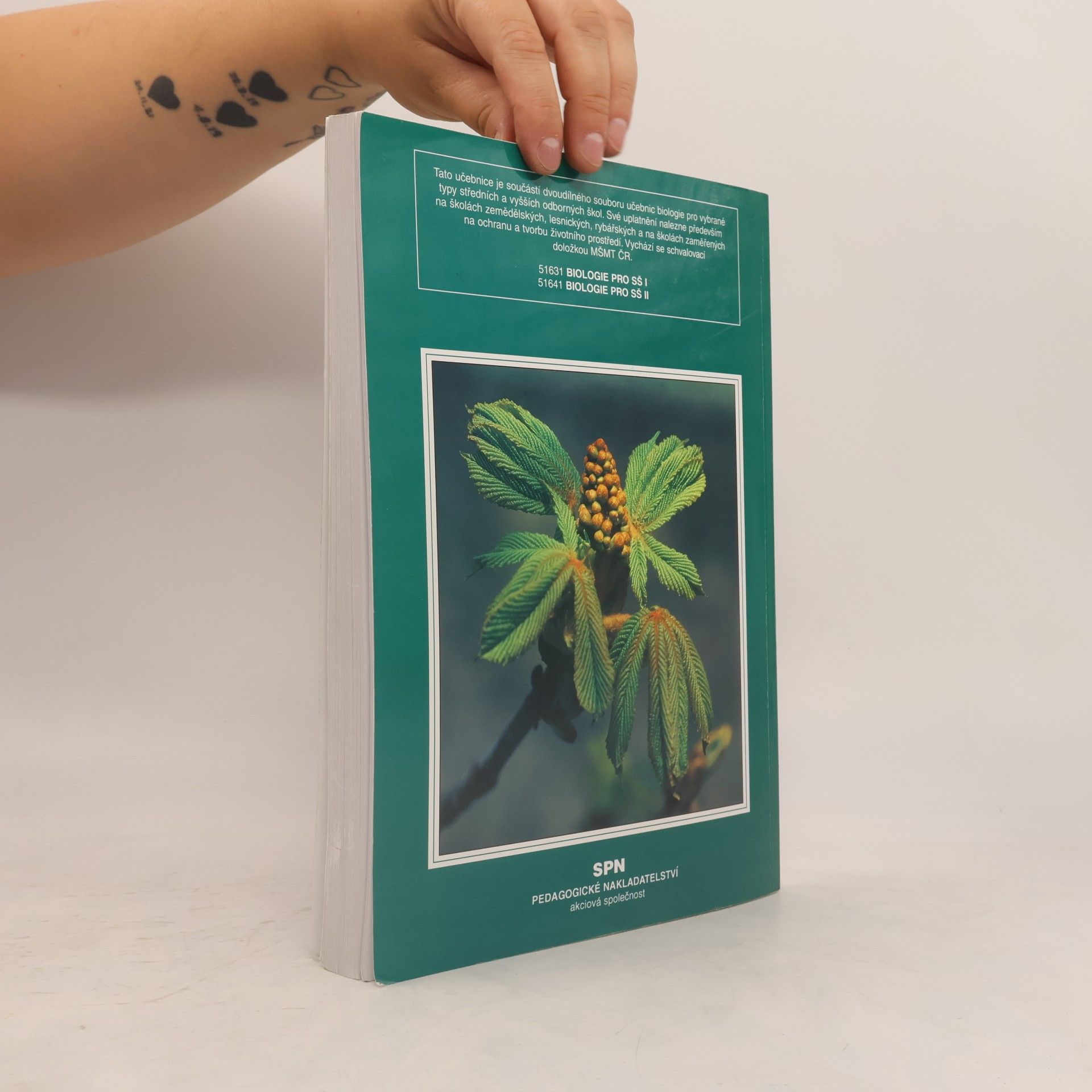 Jiří Bumerl Biologie 1-2 pro střední odborné školy: Zemědělské, lesnické, rybářské, zahradnické, ochrany a tvorby životního prostředí