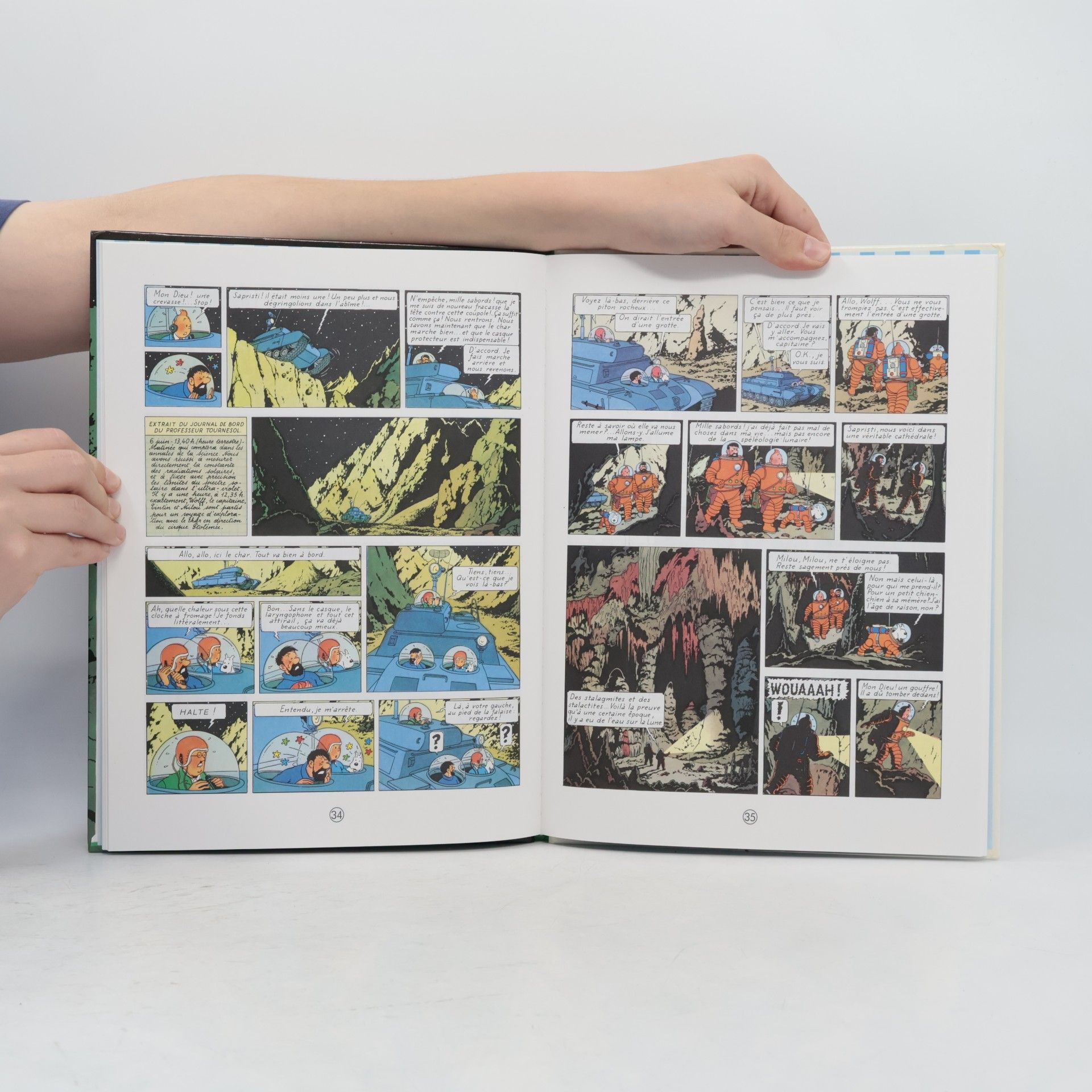 Hergé Tintin on a marche sur la lune