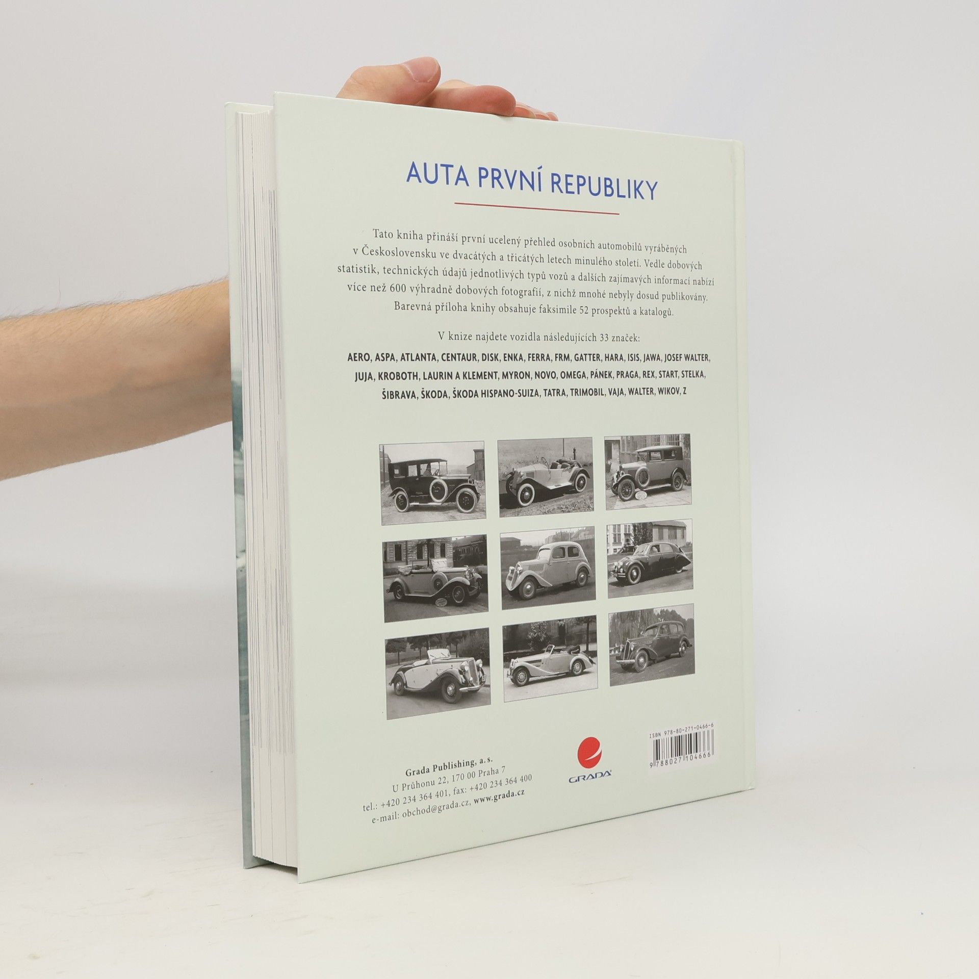 Jan Tuček Auta první republiky 1918-1938