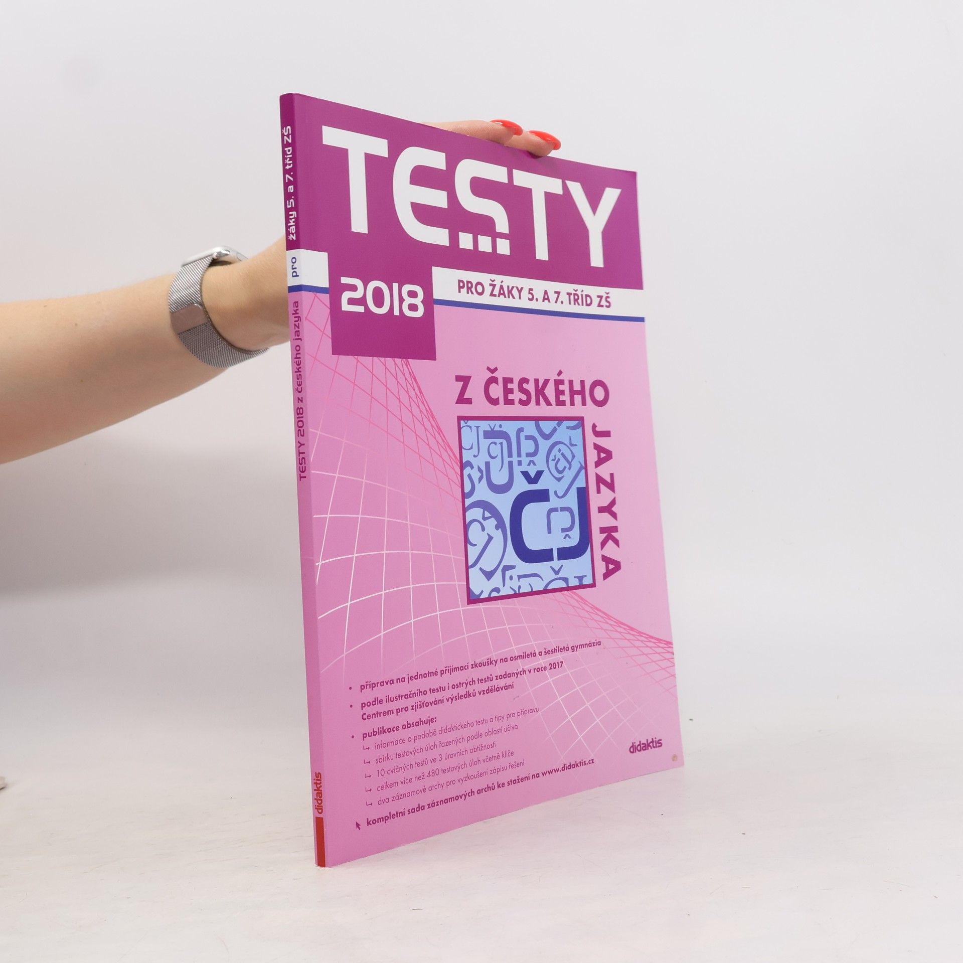 Testy 2018 pro žáky 5. a 7. tříd ZŠ z českého jazyka