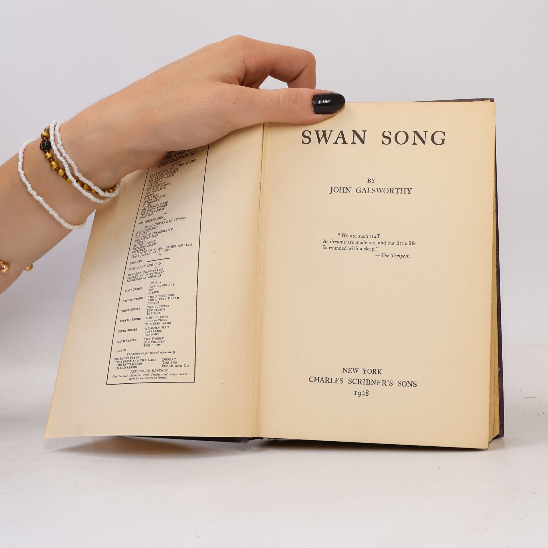 John Galsworthy Swan Song