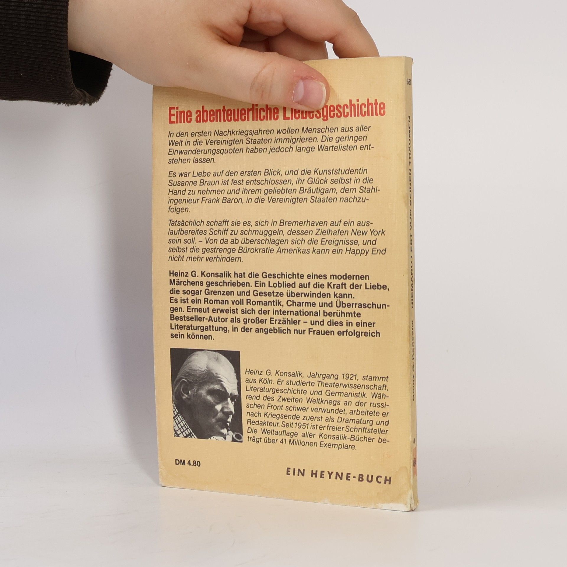 Heinz Günther Konsalik Niemand lebt von seinen Träumen