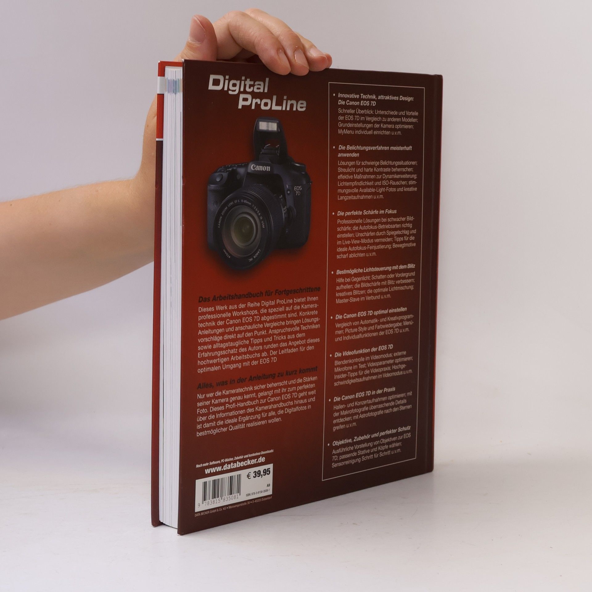 Štefan Gross Digital ProLine: Das Profihandbuch zur Canon EOS 7D