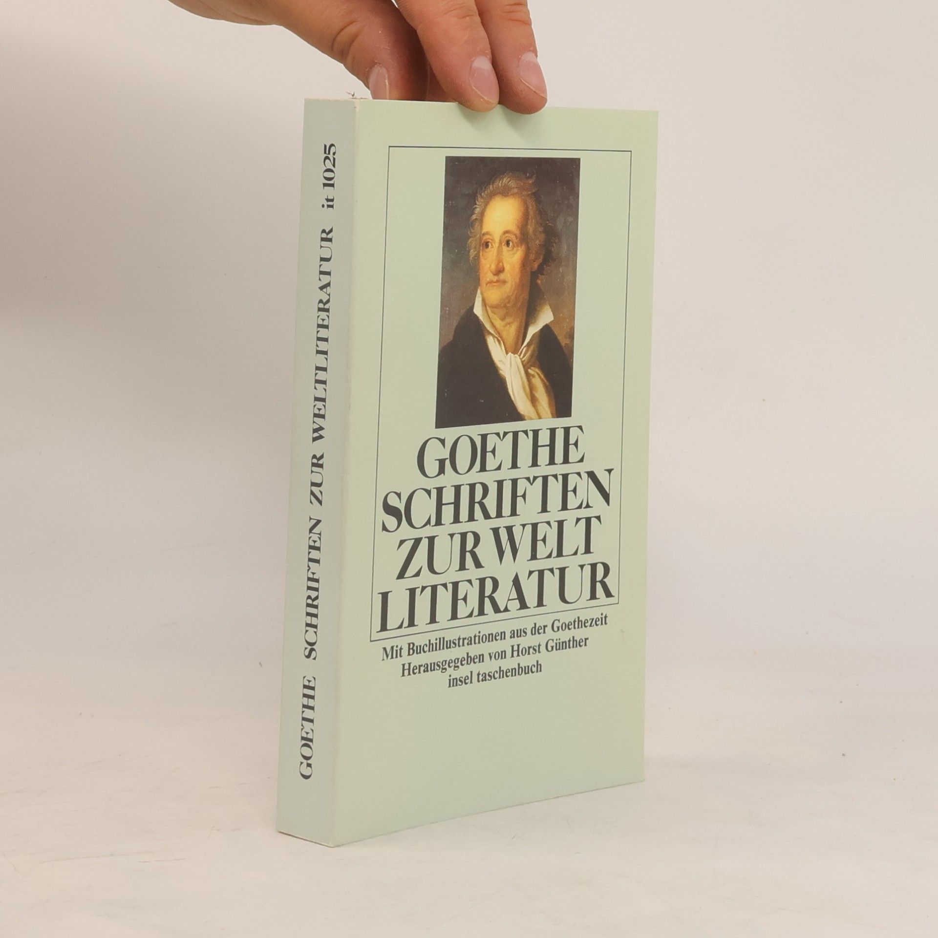 Johann Wolfgang von Goethe Schriften zur Weltliteratur