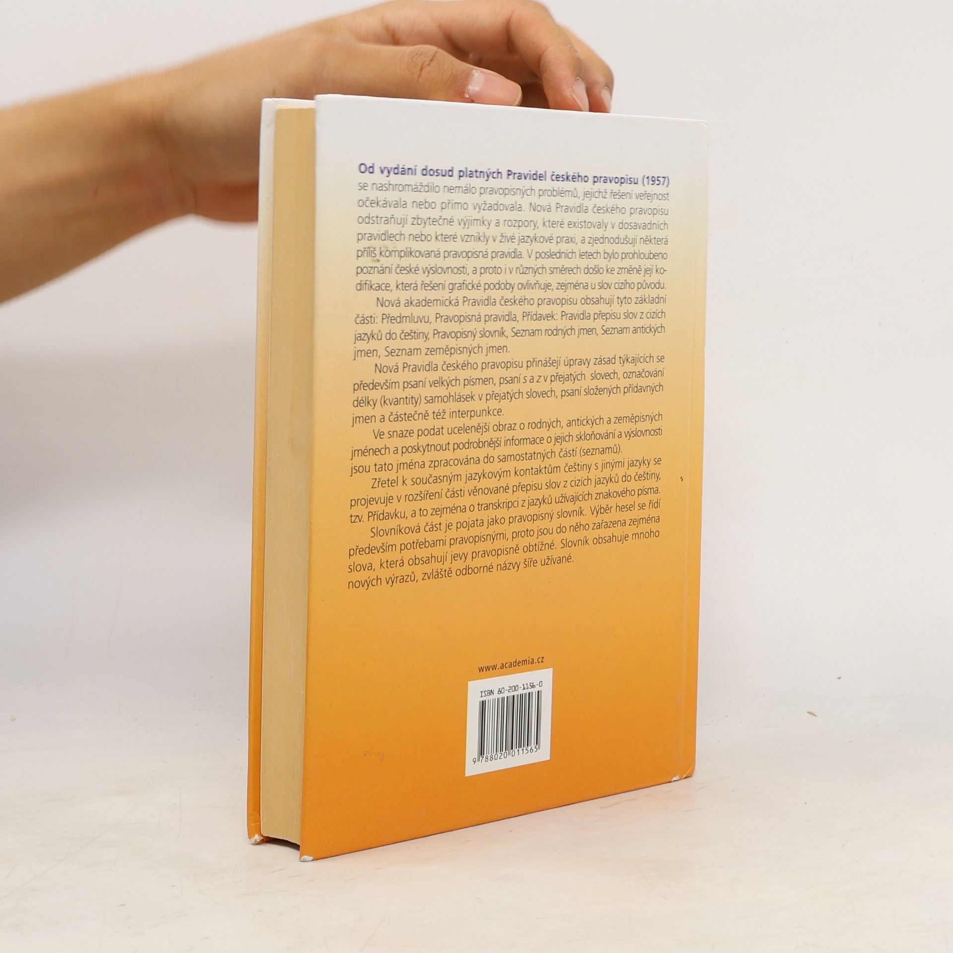 Zdeněk Hlavsa Akademická pravidla českého pravopisu