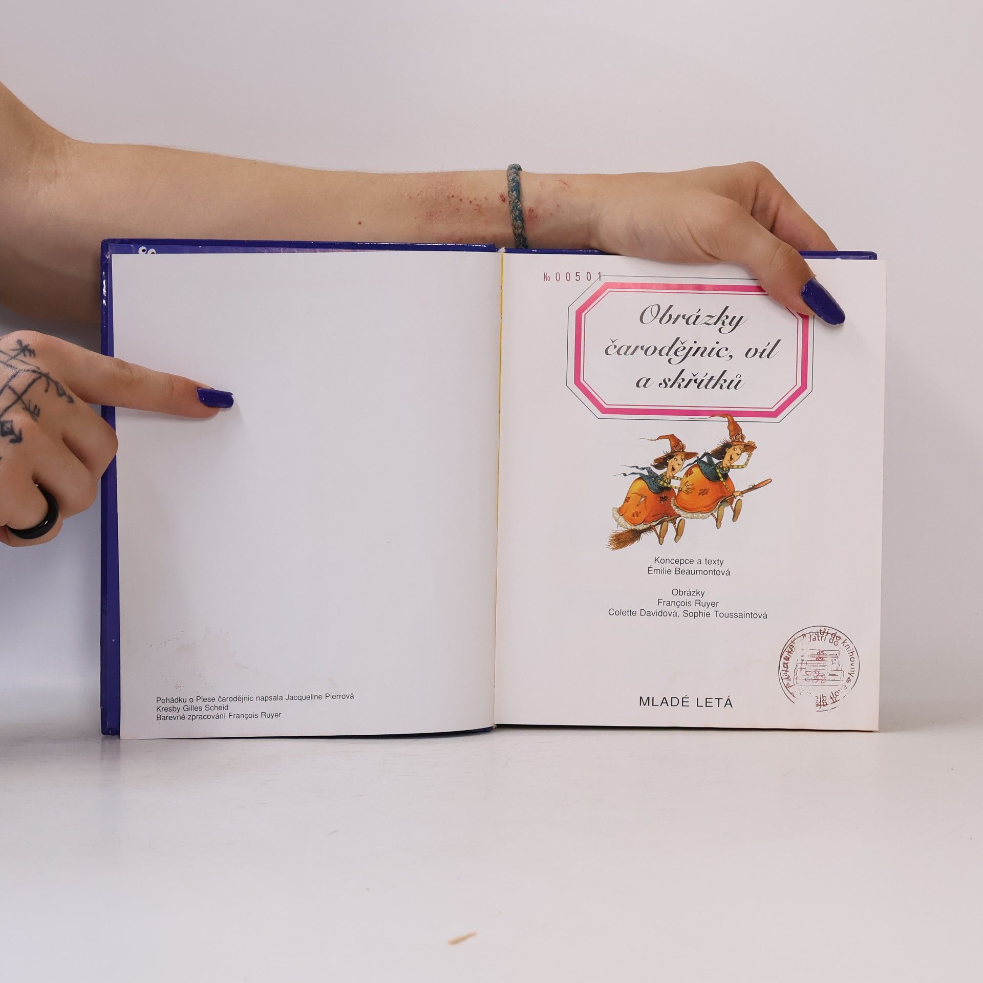 Emilie Beaumont Obrázky čarodějnic, víl a skřítků