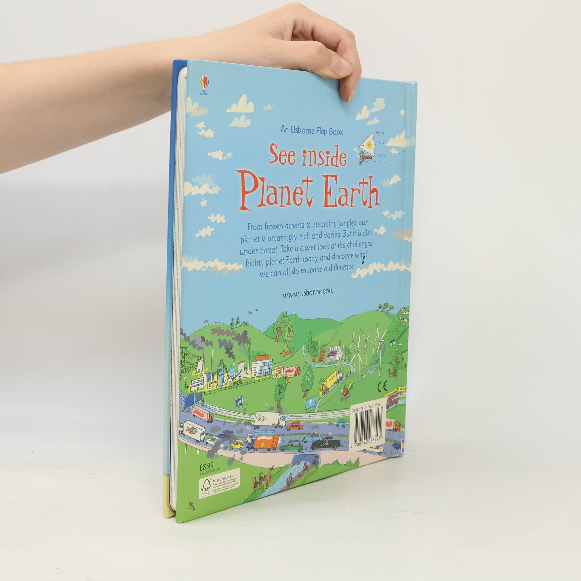 Katie Daynes An Usborne flap book see inside planet Earth : with over 80 flaps to lift