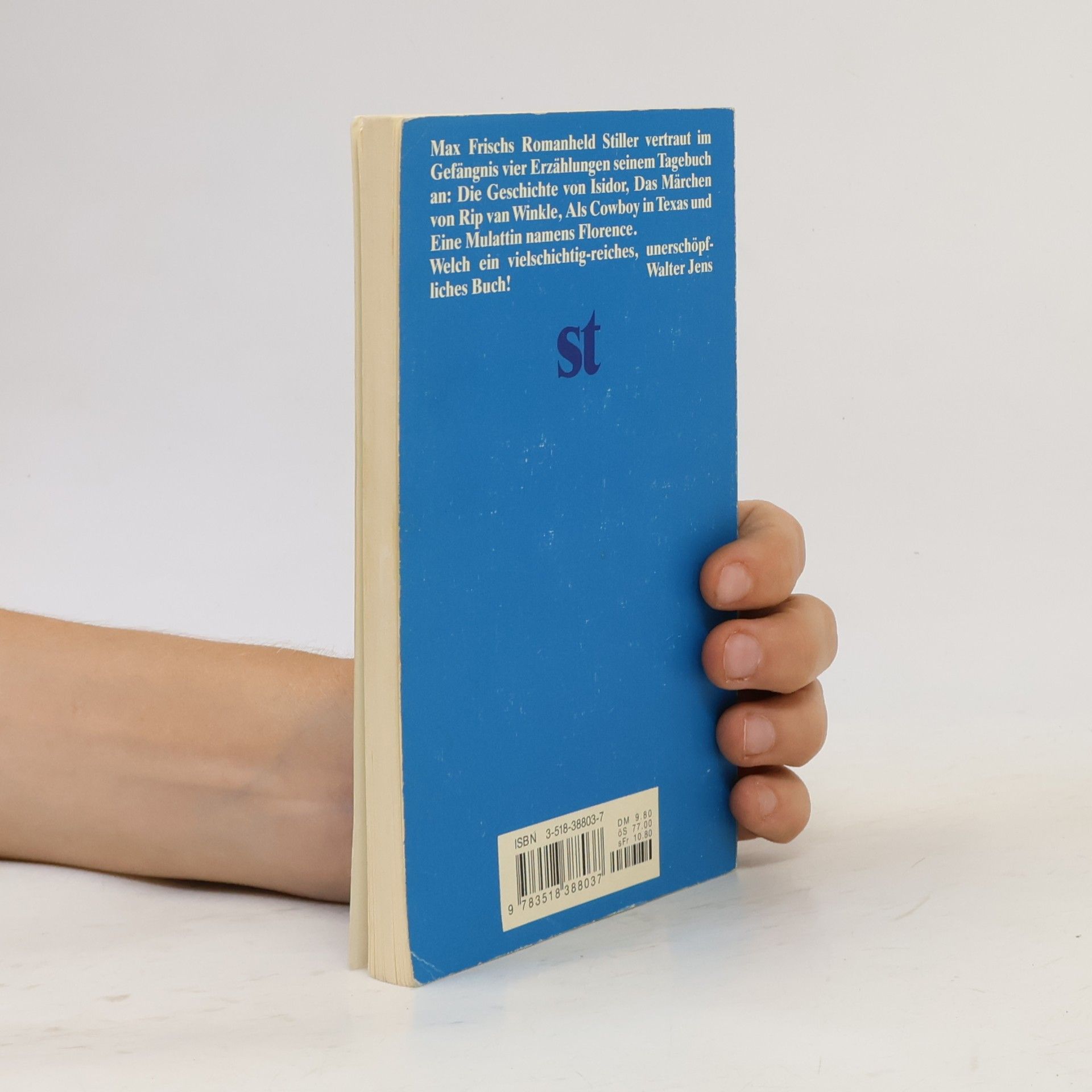 Max Frisch Suhrkamp Taschenbuch: Erzählungen des Anatol Ludwig Stiller