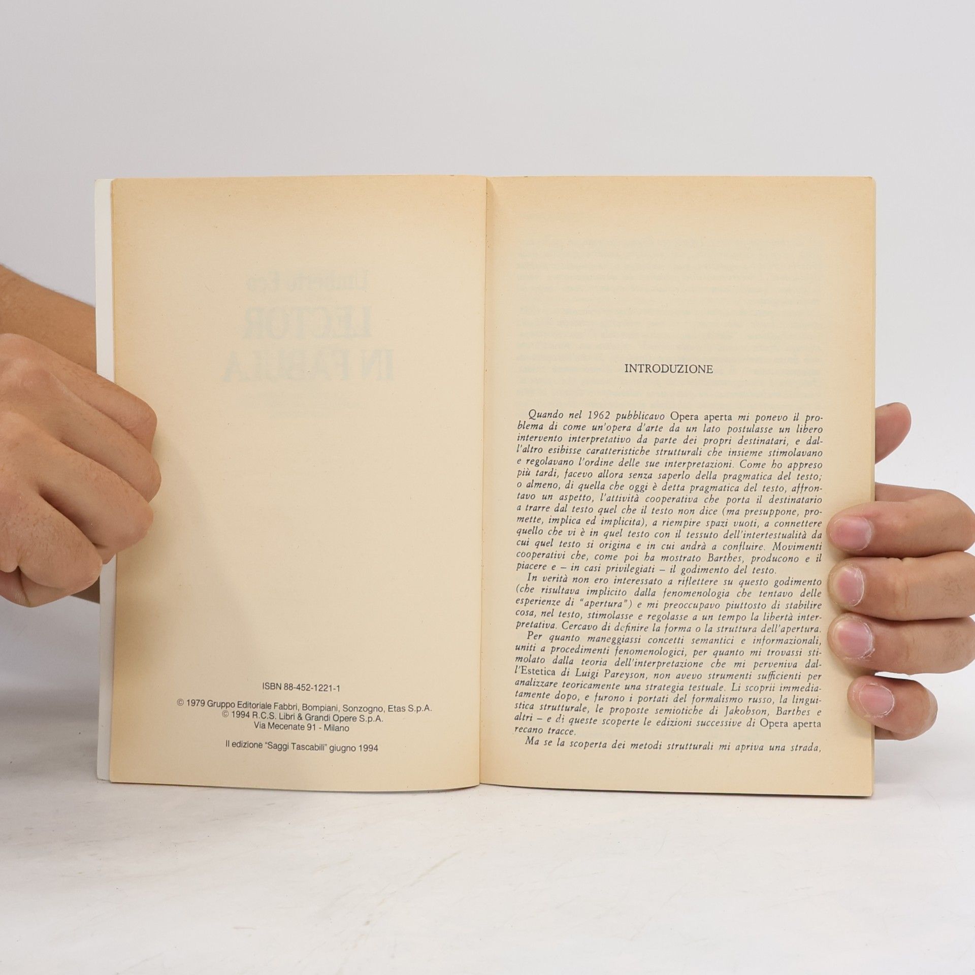 Umberto Eco Lector in fabula