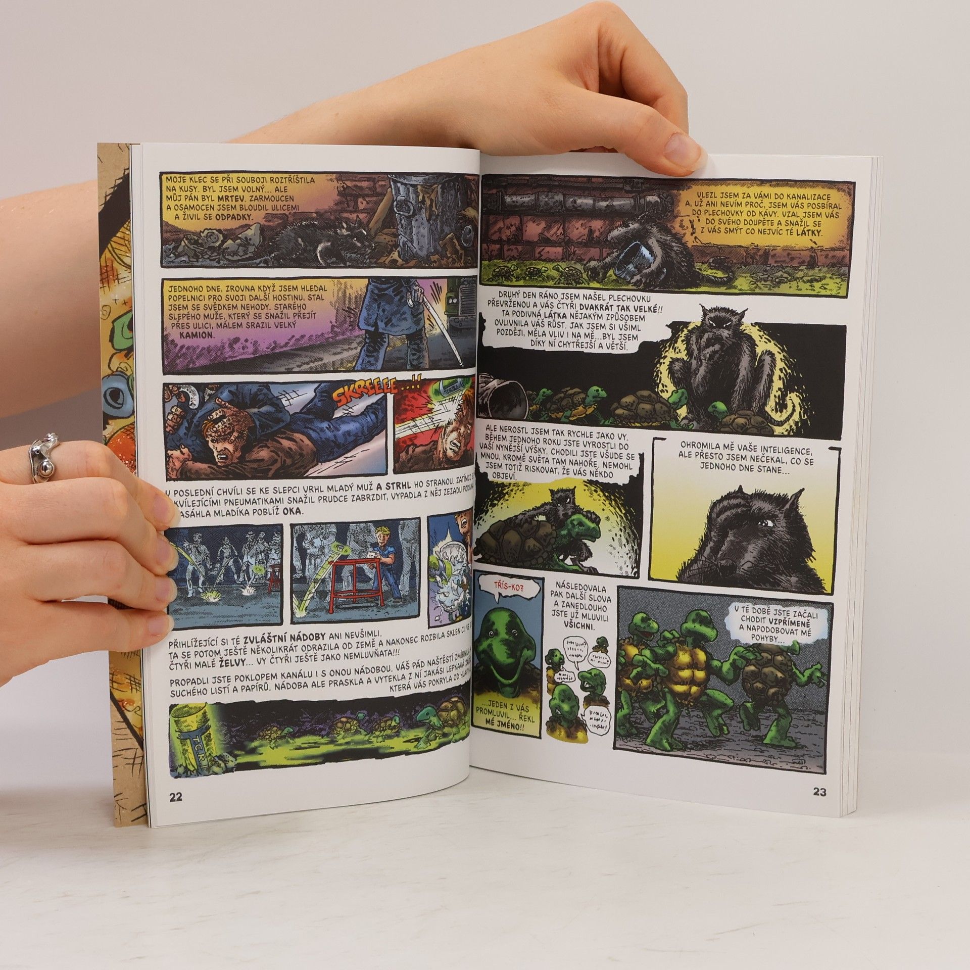 Kevin B. Eastman Želvy Ninja. Menu číslo 1