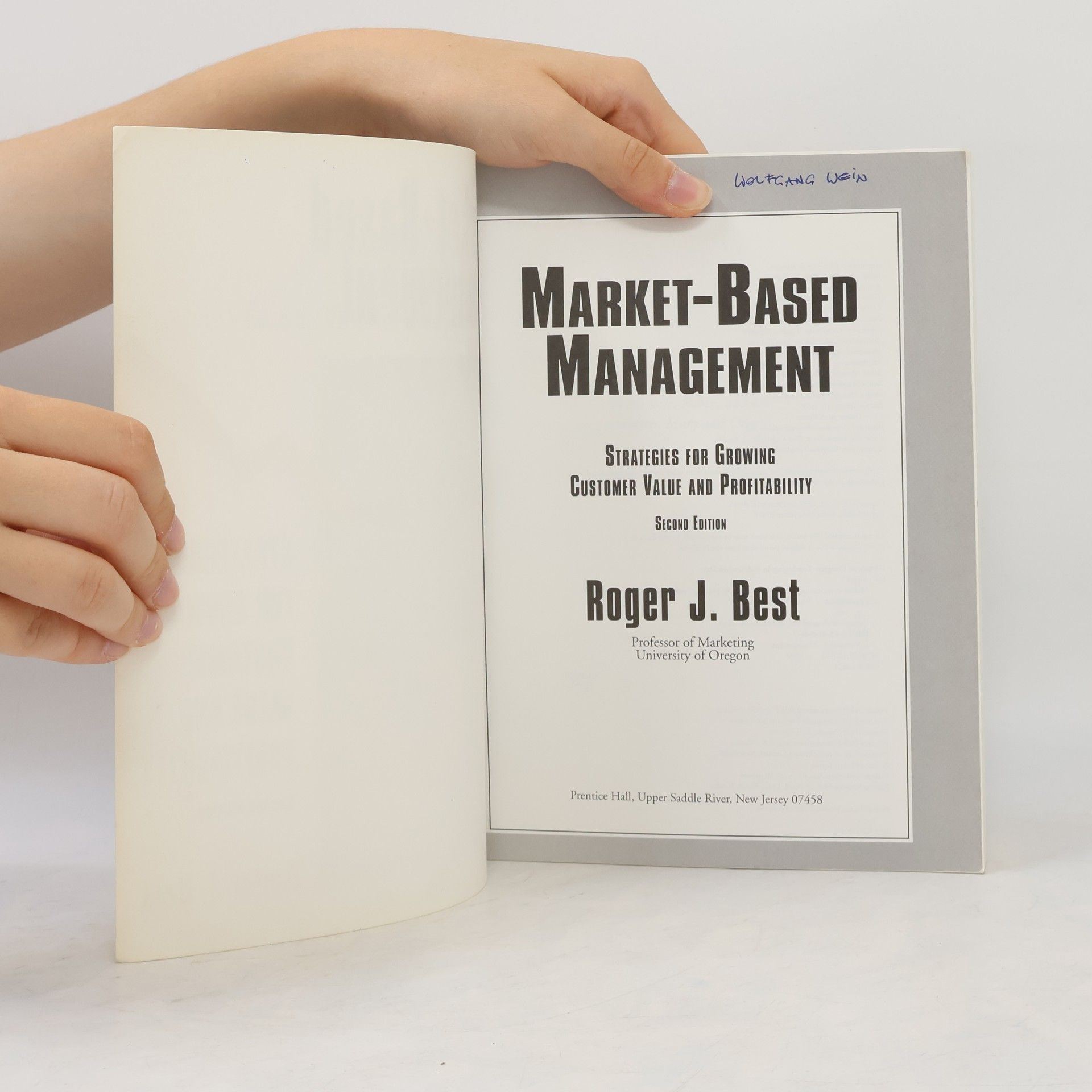 Roger J. Best Market-Based Management