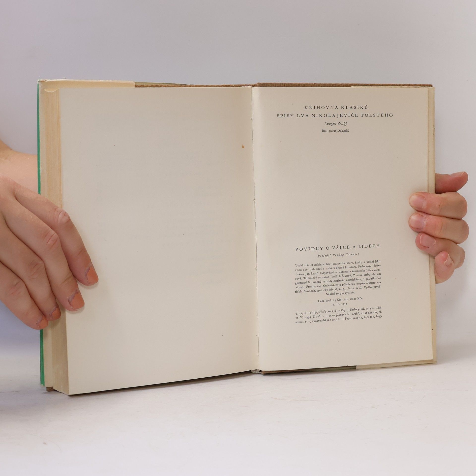 Léon Tolstoï Povídky o válce a lidech