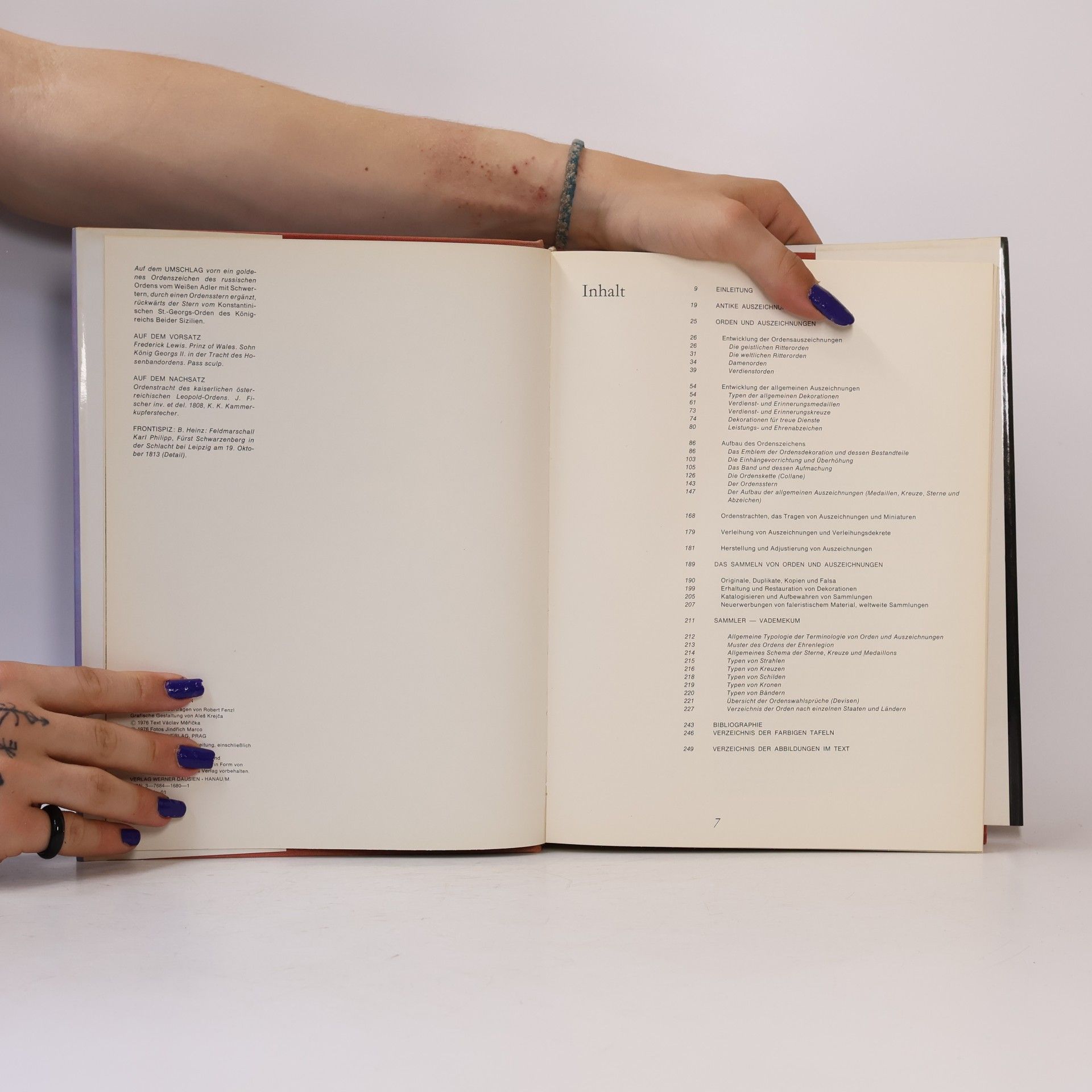 Václav August Měřička Faleristik: Ein Buch über Ordenskunde