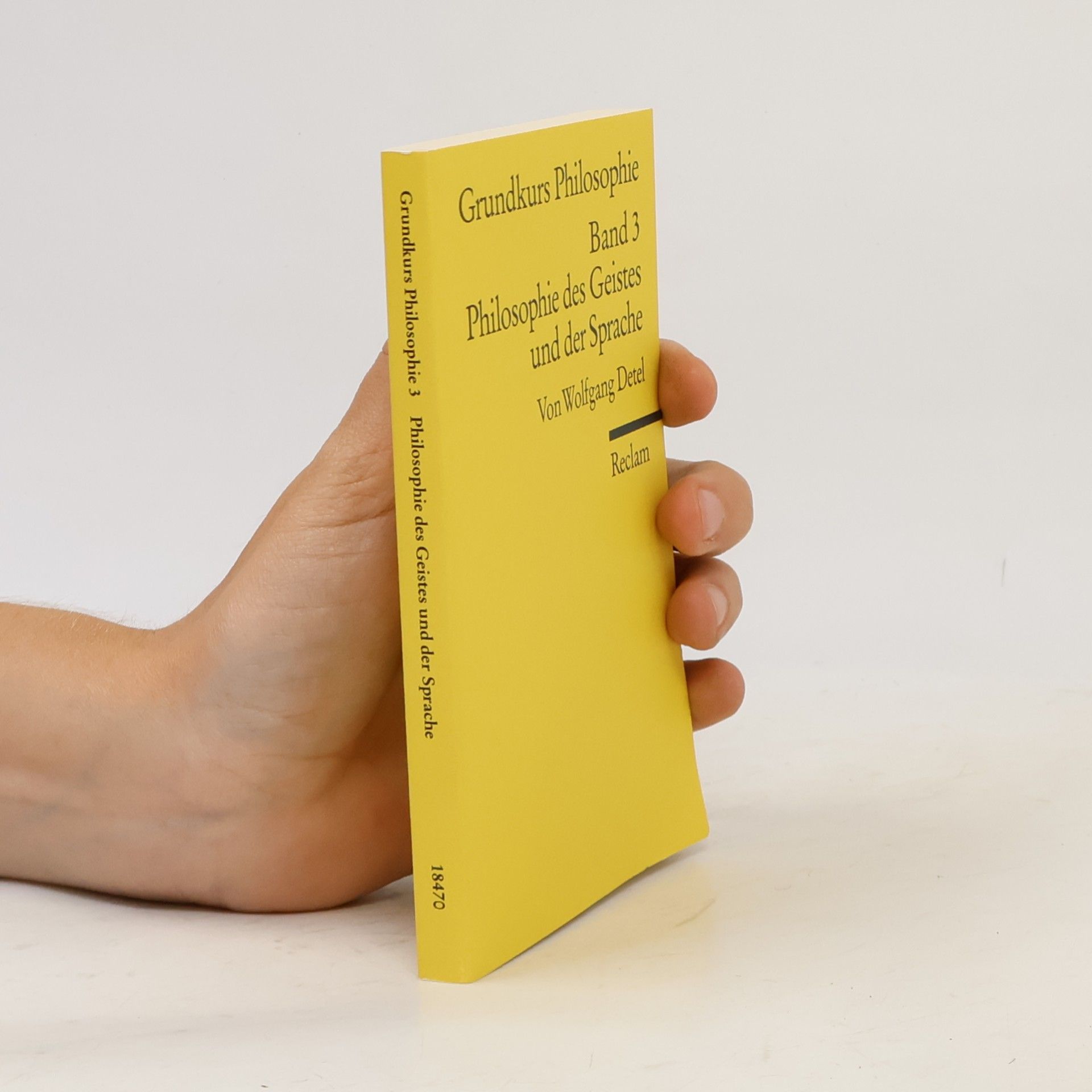 Wolfgang Detel Grundkurs Philosophie 3. Philosophie des Geistes und der Sprache