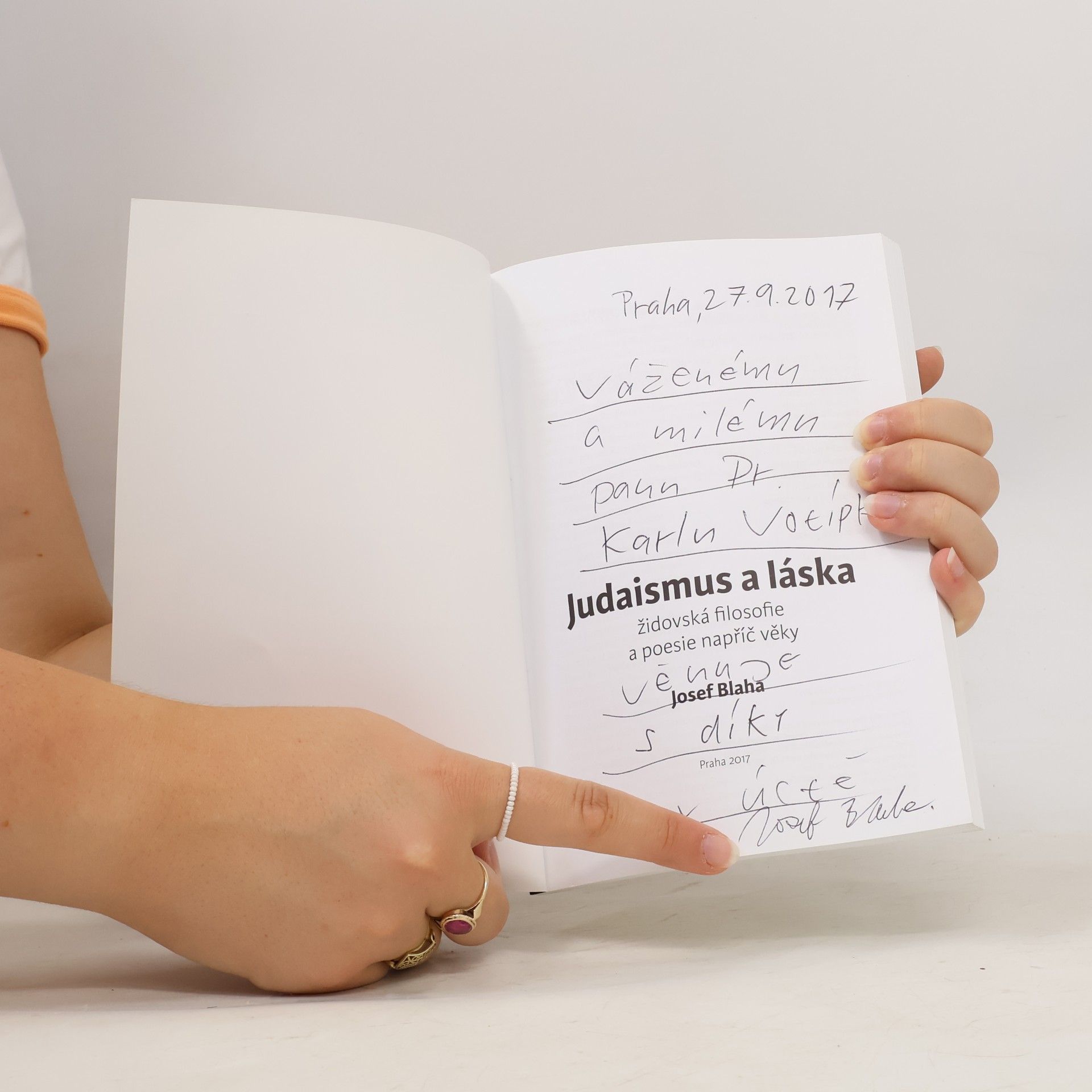 Josef Blaha Judaismus a láska : židovská filosofie a poesie napříč věky