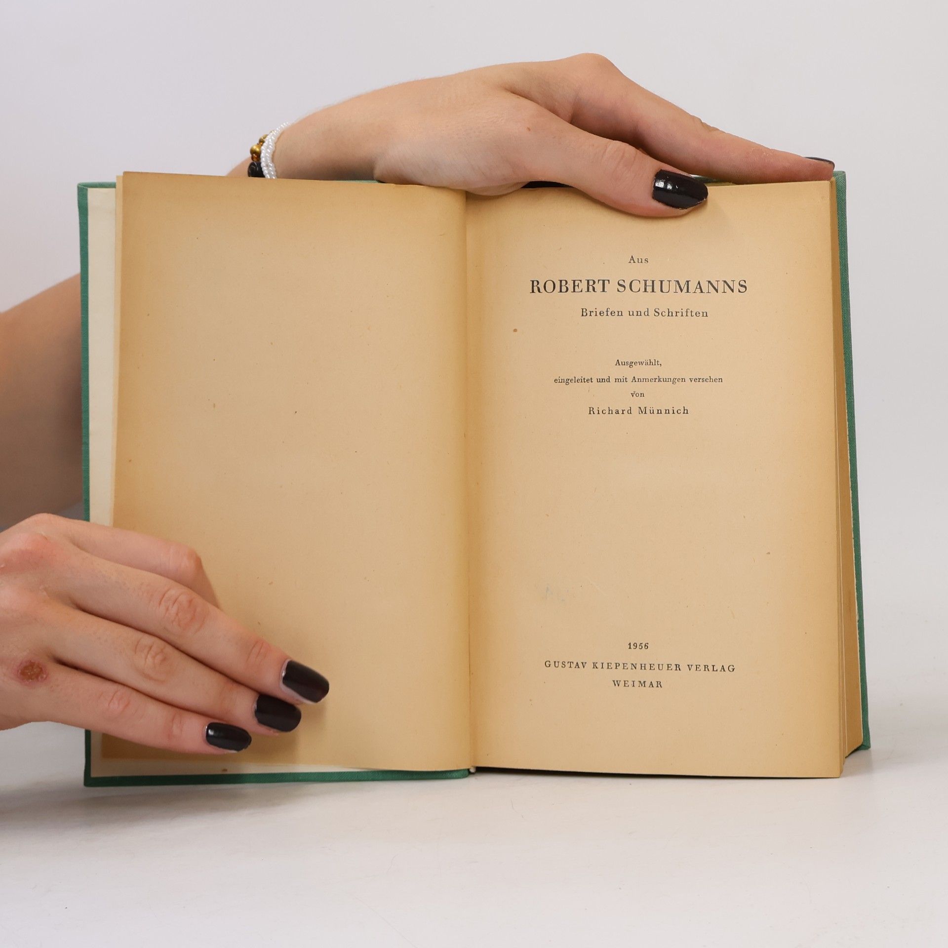 Robert Schumann Aus Robert Schumanns Briefen und Schriften