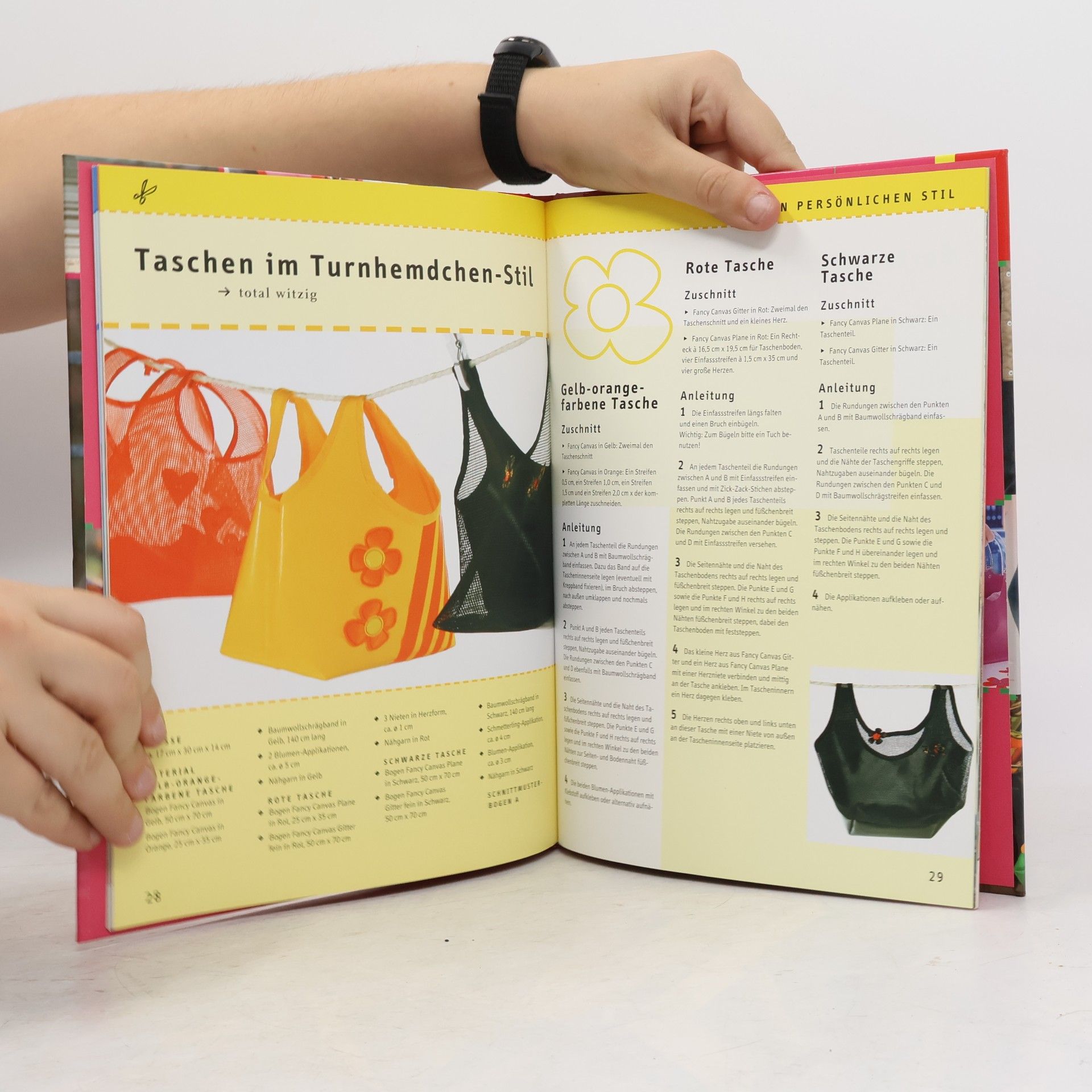 Tolle Taschen nähen aus fancy canvas