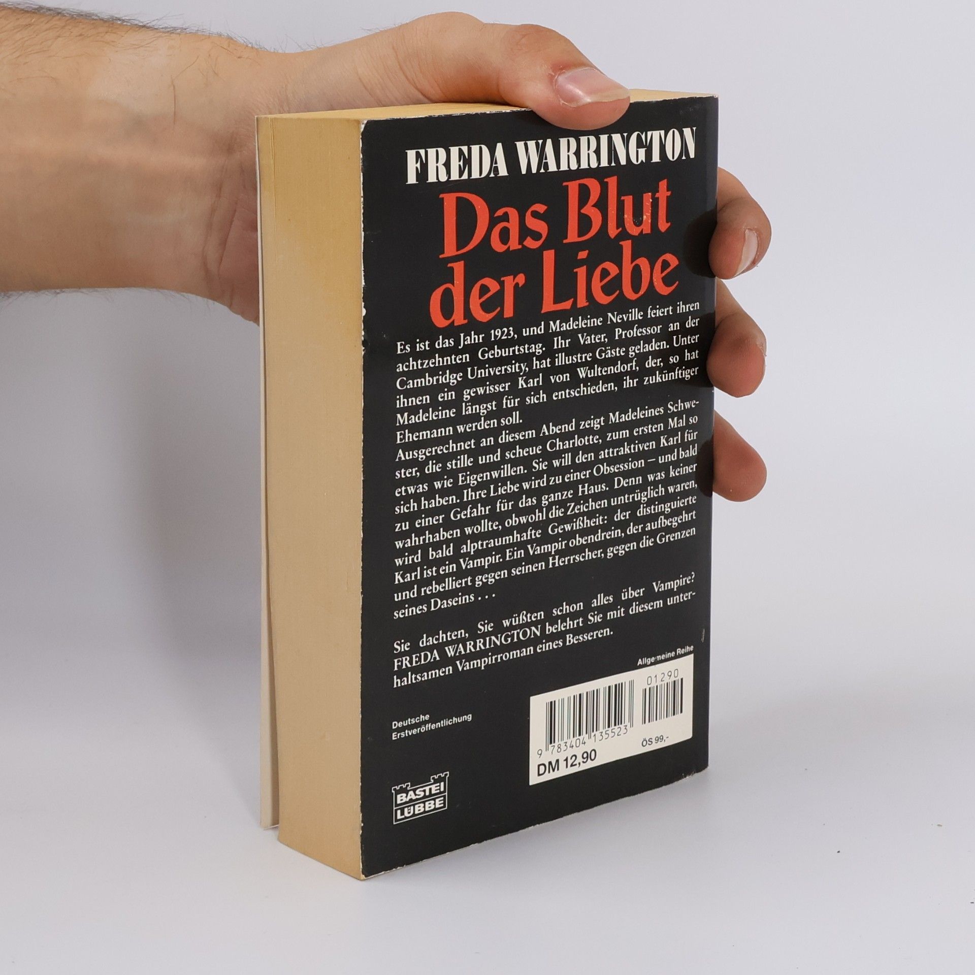 Freda Warrington Das Blut der Liebe. Ein unheimlicher Roman voller erotischer Magie