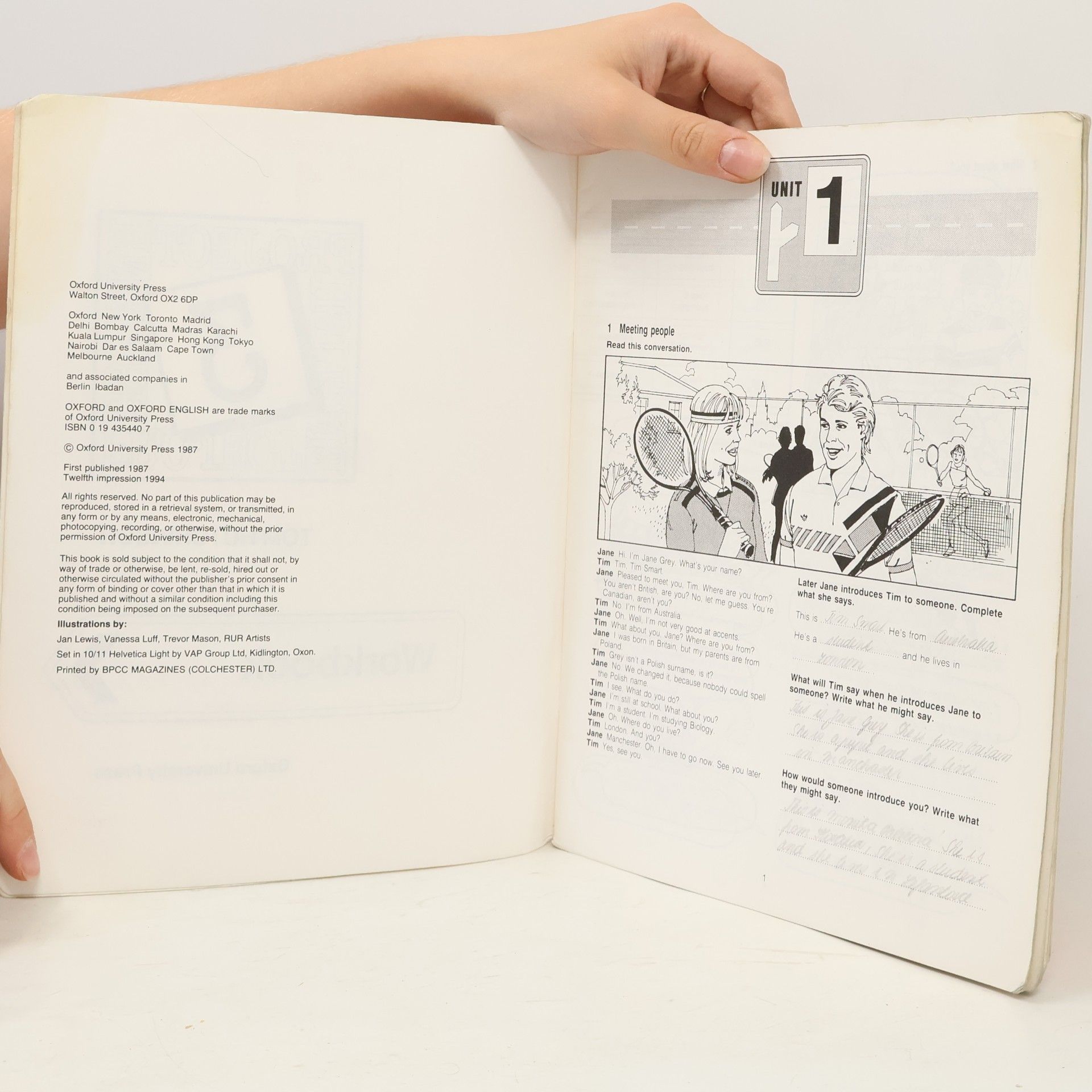 Tom Hutchinson Project English 3. Workbook