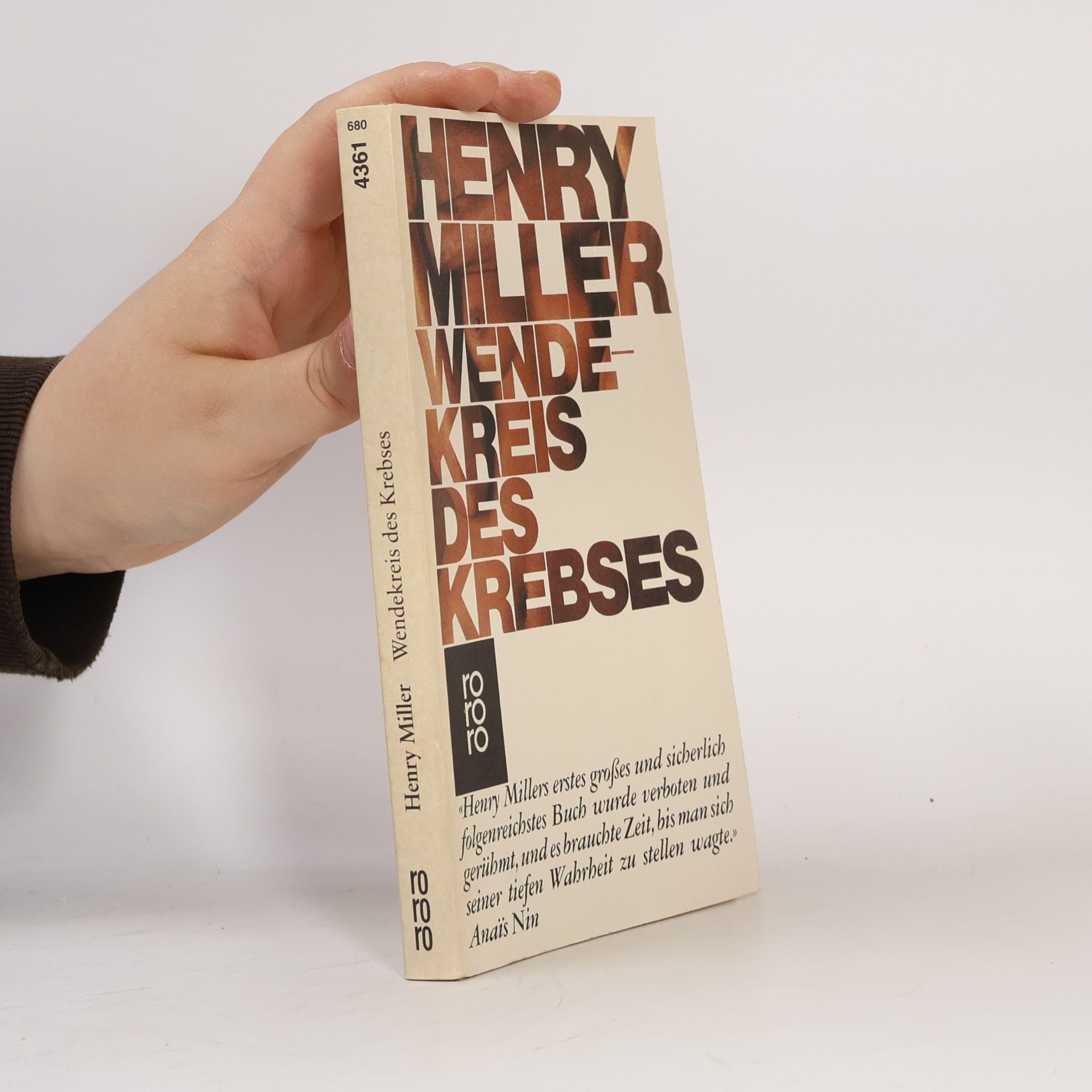 Henry Miller Wendekreis des Krebses