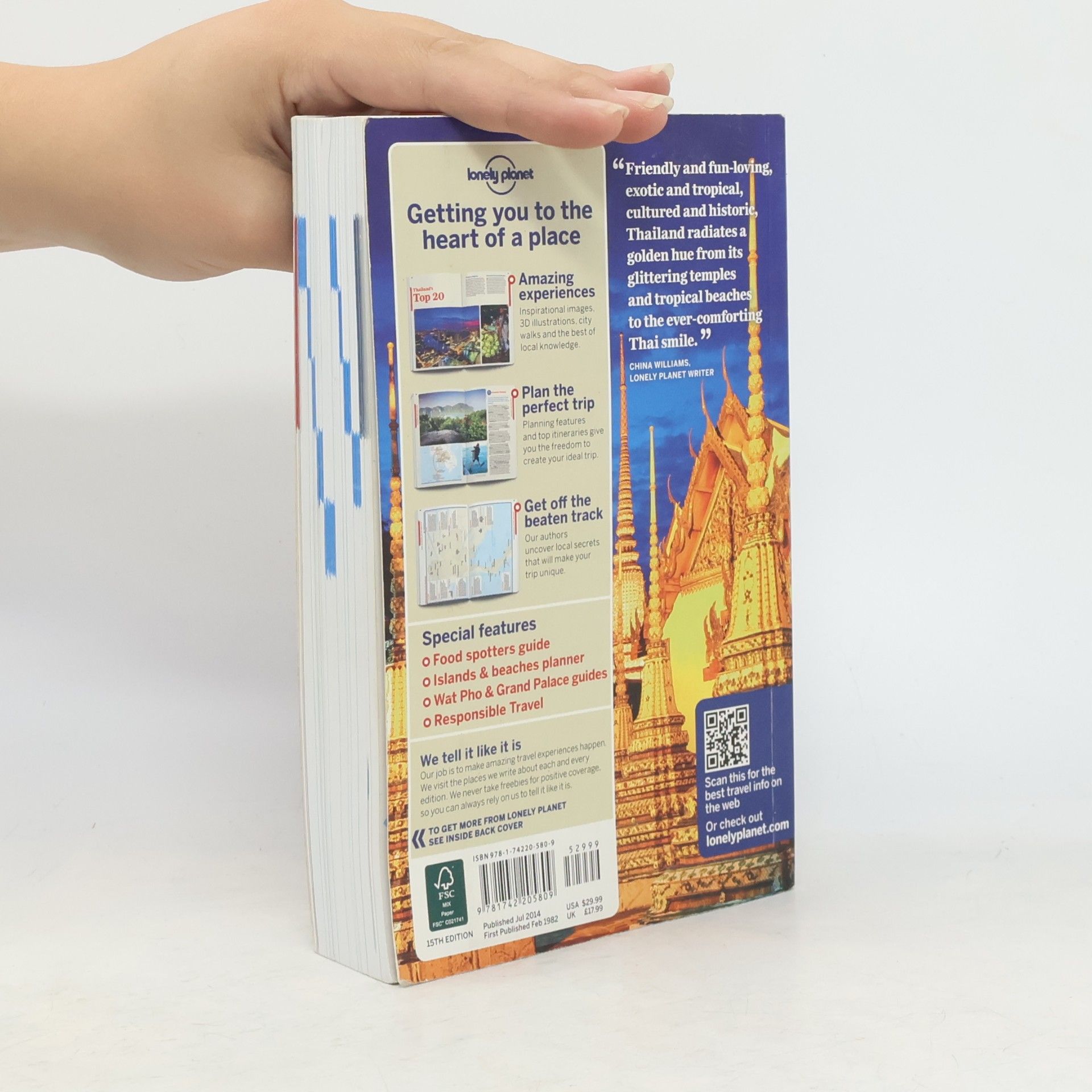 China Williams Lonely Planet Thailand, English edition