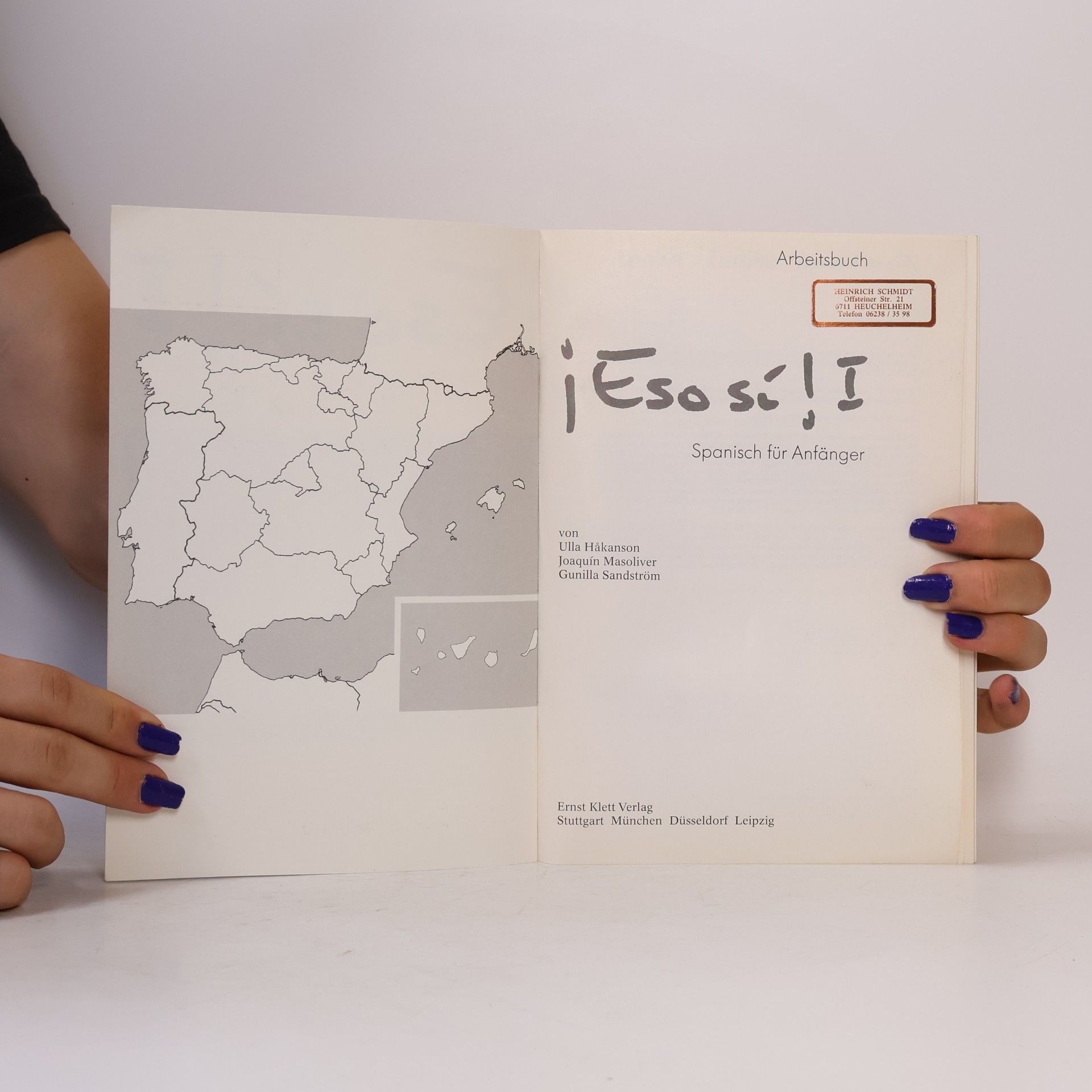 Auteurscollectief Eso si! I, Arbeitsbuch