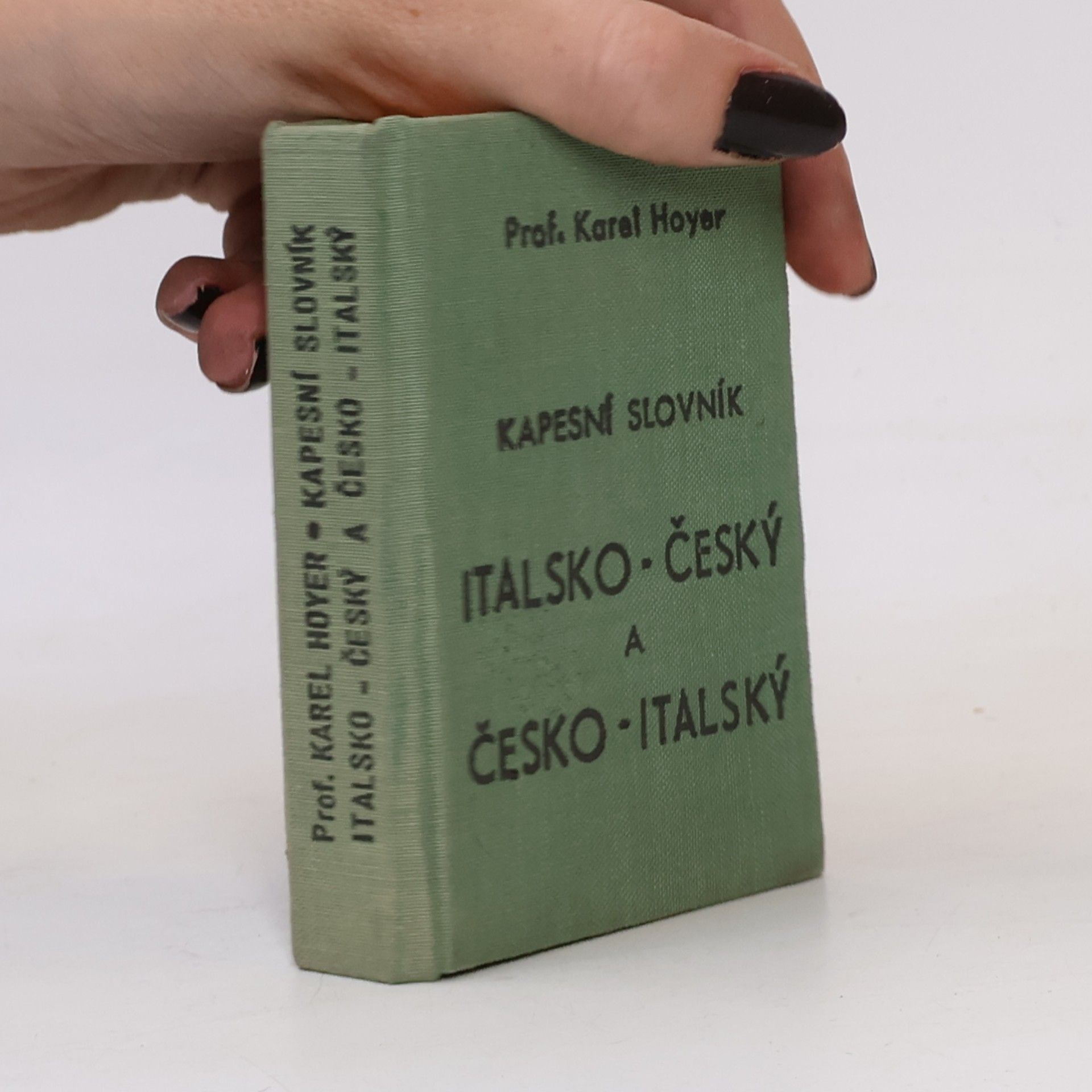 Karel Hoyer Kapesní slovník italsko-český a česko-italský