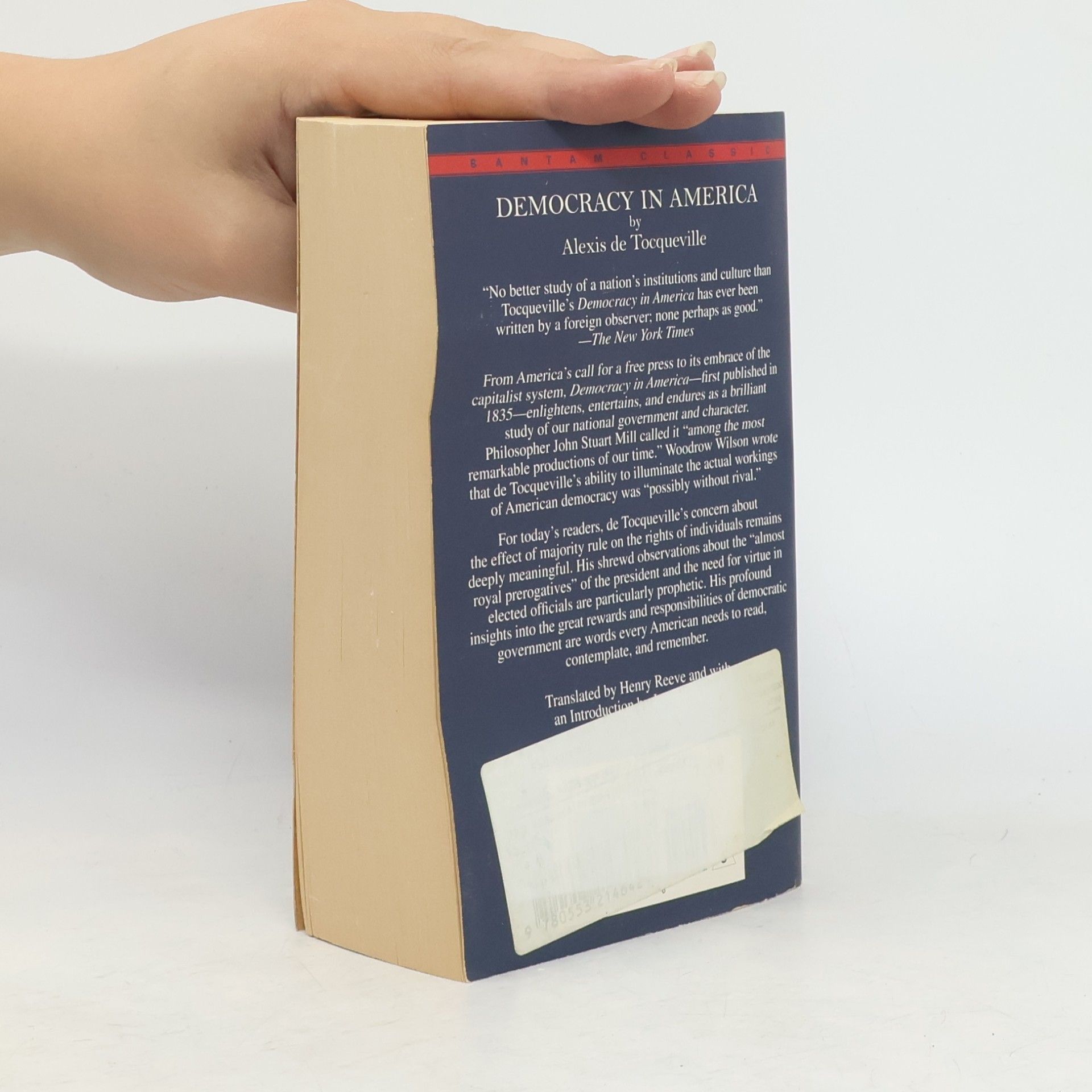 Alexis de Tocqueville Democracy in America : the complete and unabridged volumes I and II