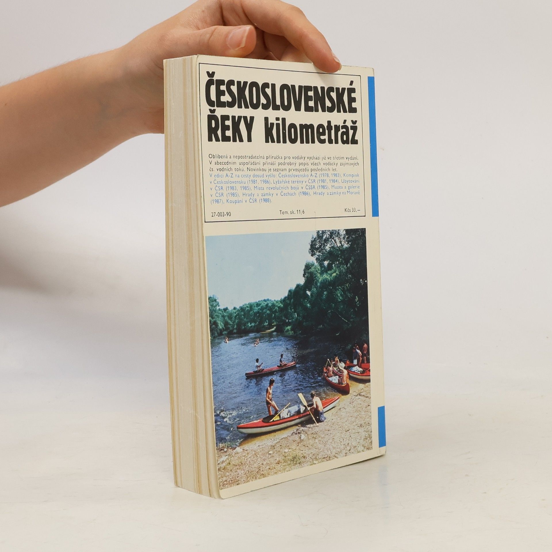 Ing. Kohoutek František Československé řeky. Kilometráž