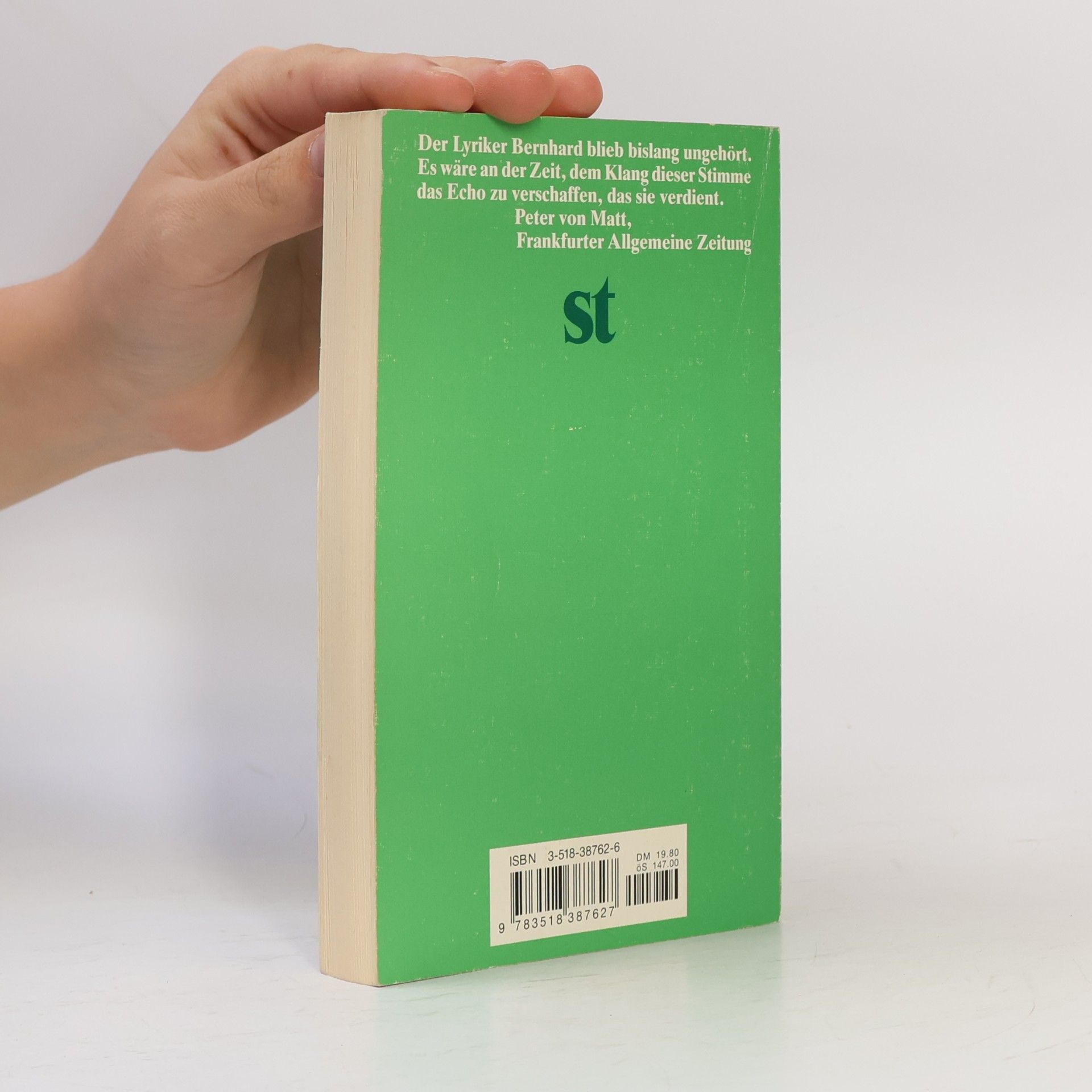 Thomas Bernhard Gesammelte Gedichte