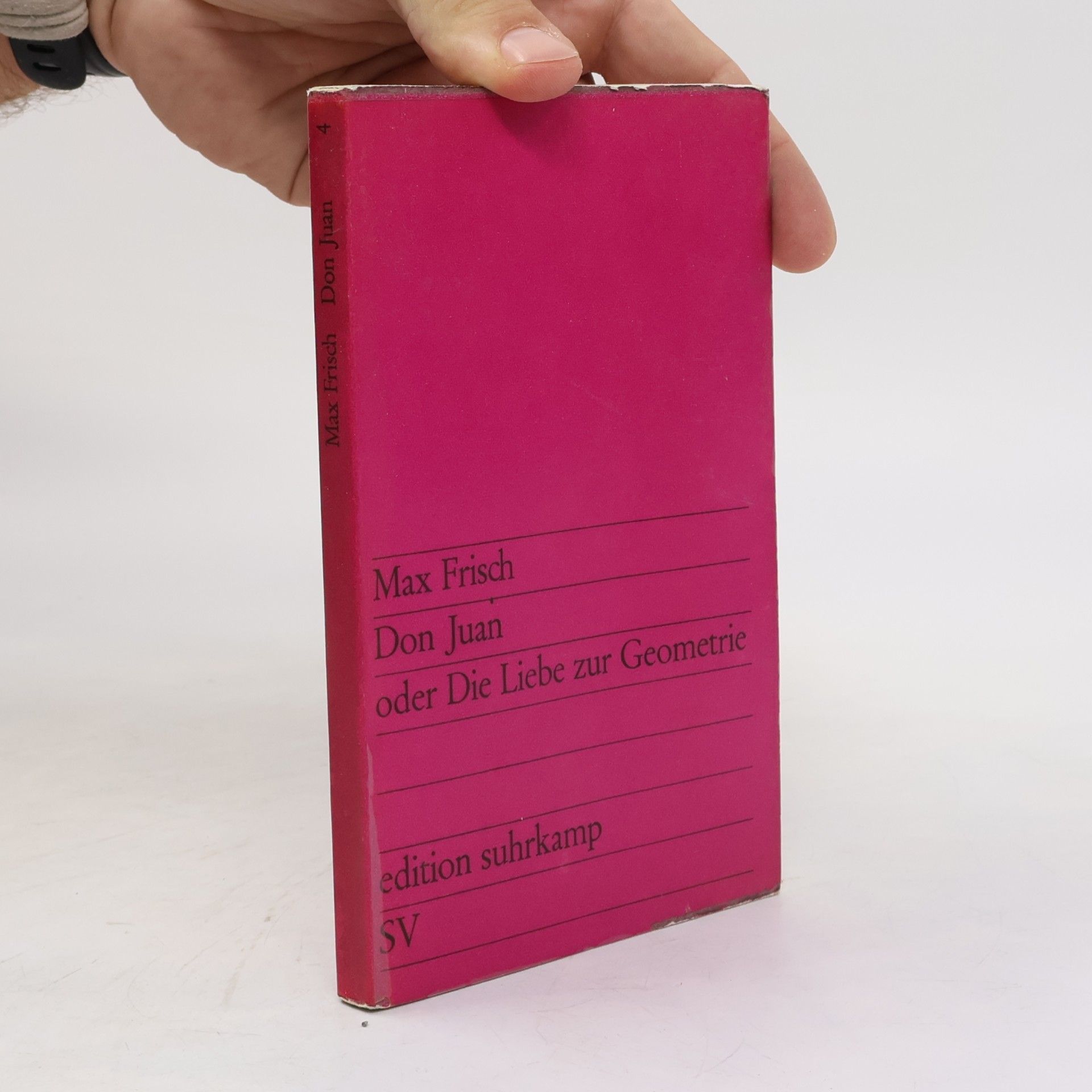 Max Frisch Don Juan oder Die Liebe zur Geometrie
