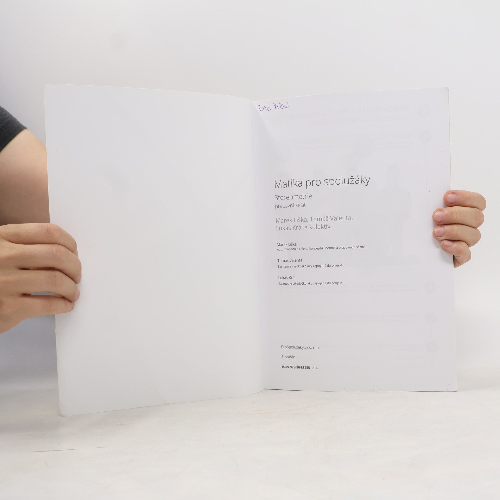 Kolektiv autorů Matika pro spolužáky. Stereometrie : pracovní sešit