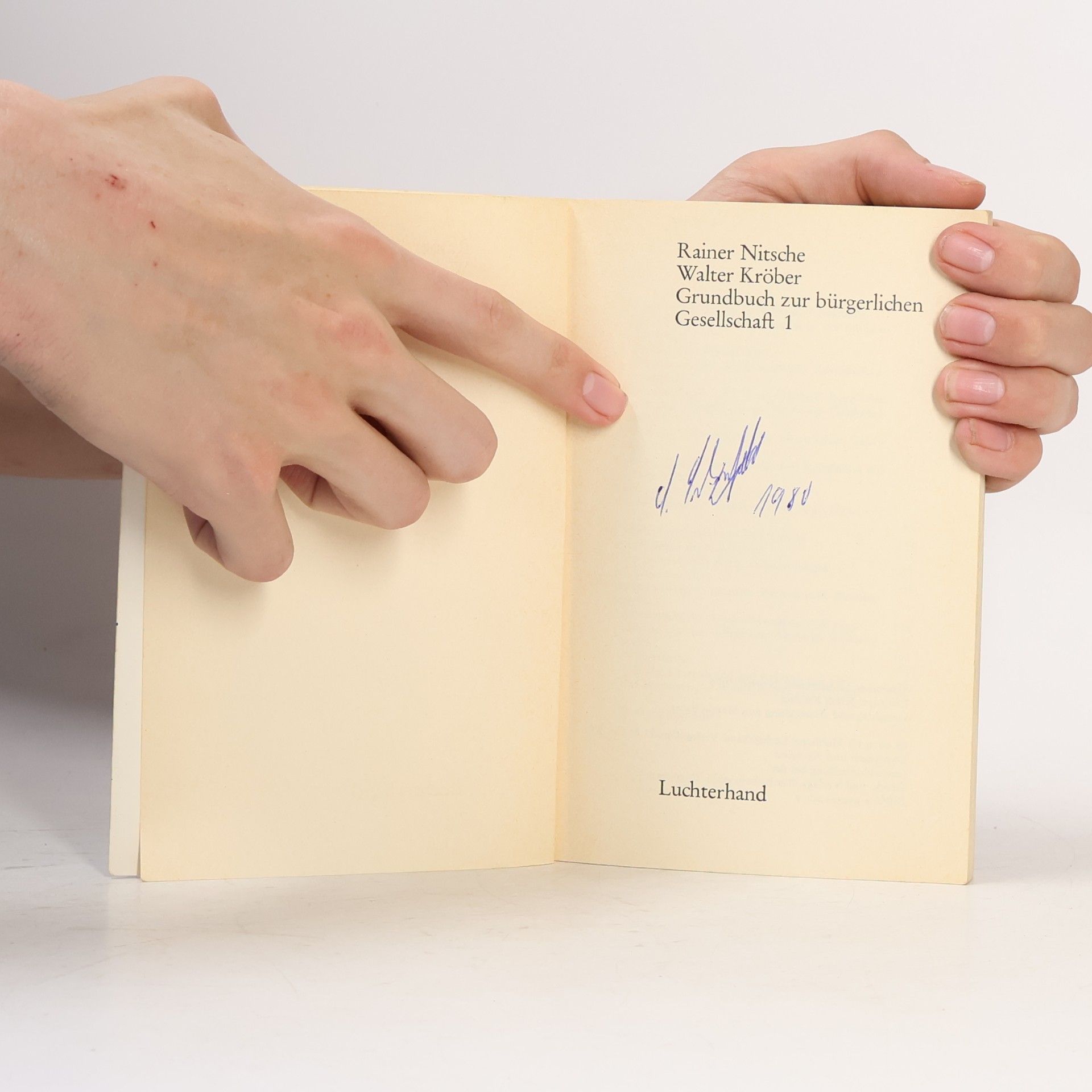 Rainer Nitsche Grundbuch zur bürgerlichen Gesellschaft 1
