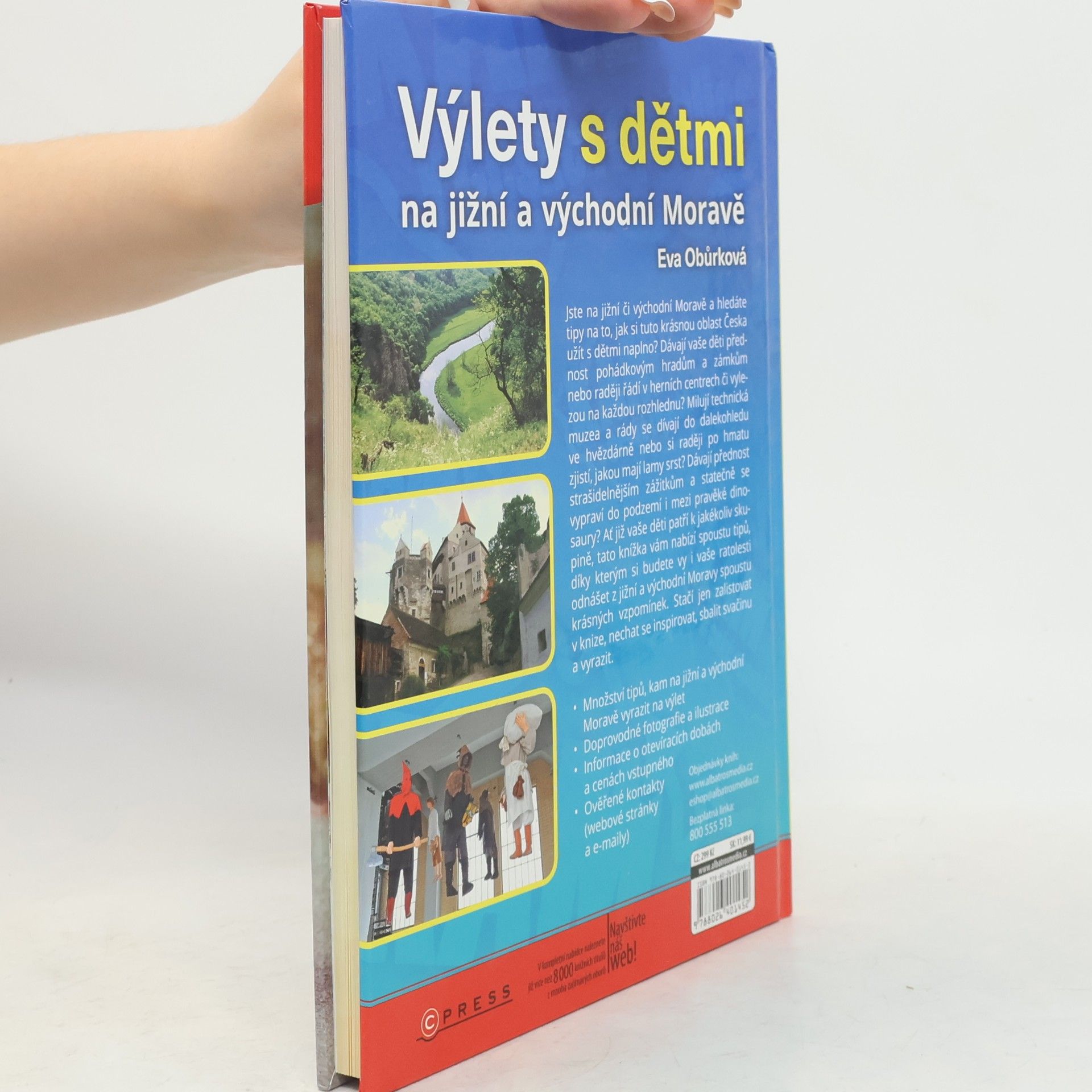 Eva Obůrková Výlety s dětmi na jižní a východní Moravě