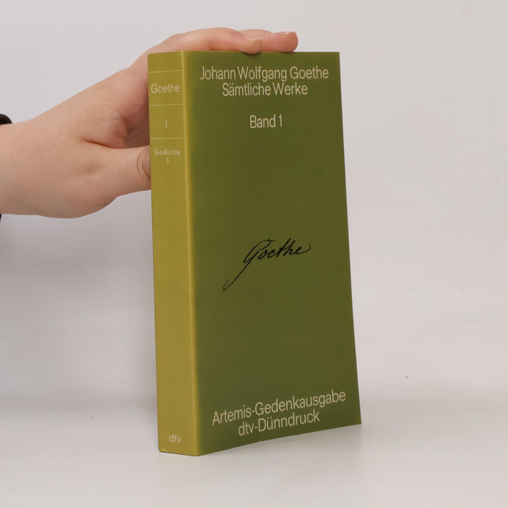 Johann Wolfgang von Goethe Sämtliche Werke. Band 1