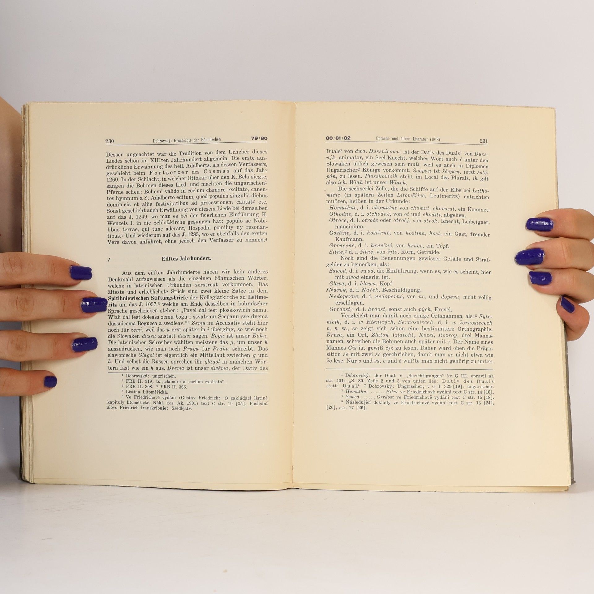 Josef Dobrovský Dějiny české řeči a literatury VII.