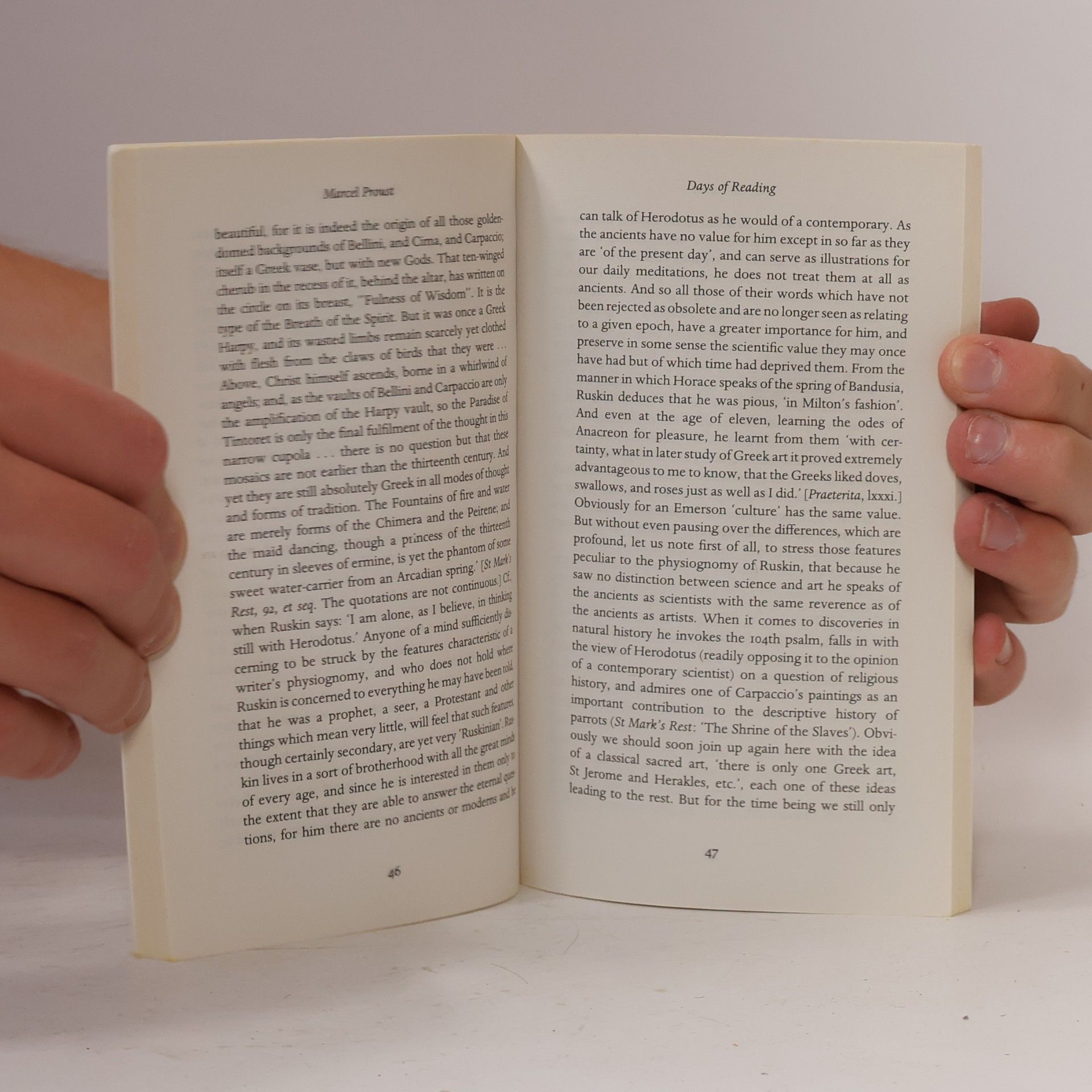 Marcel Proust Days of Reading